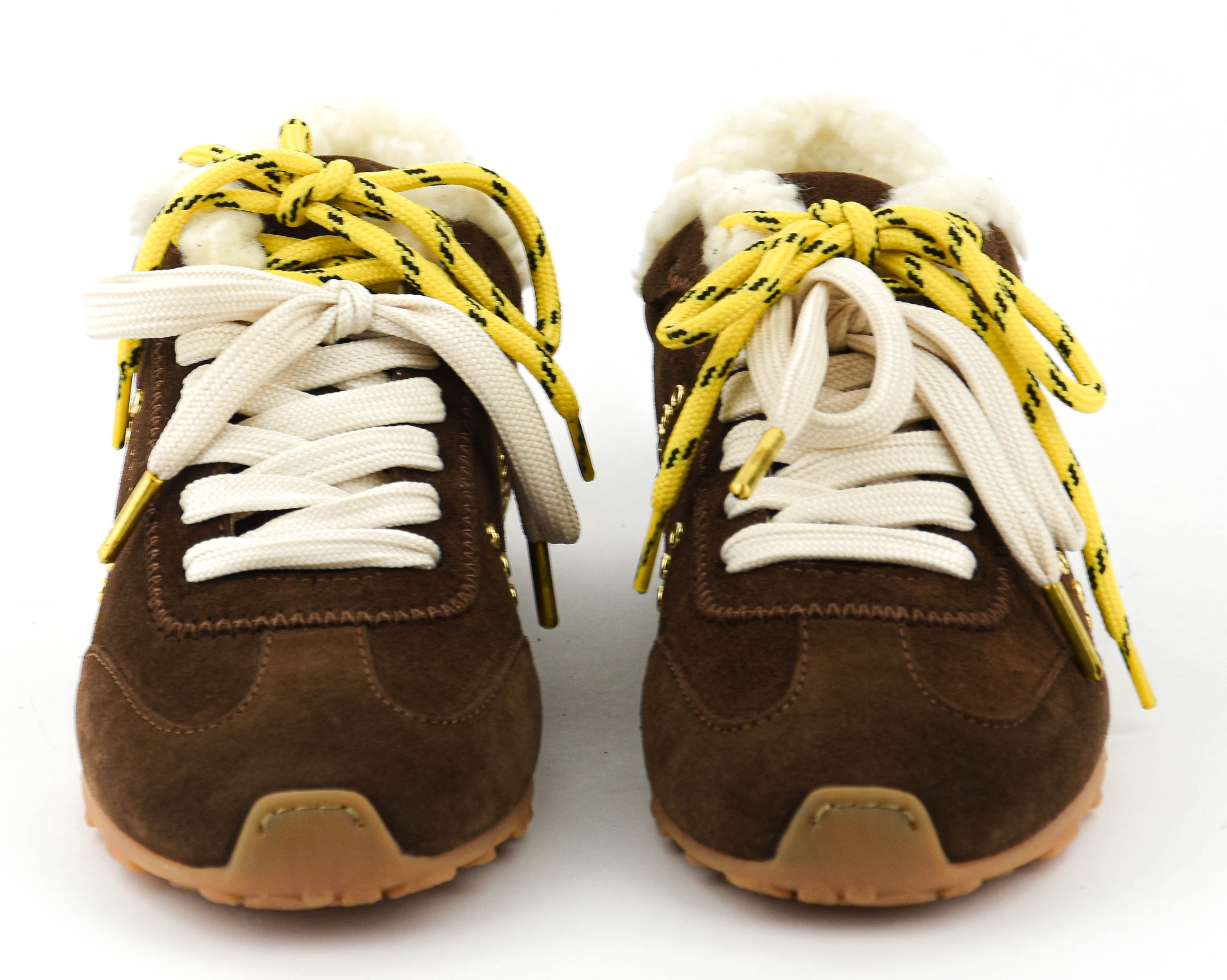 NUBIKK BILLY LOU FUR DARK BROWN SUEDE