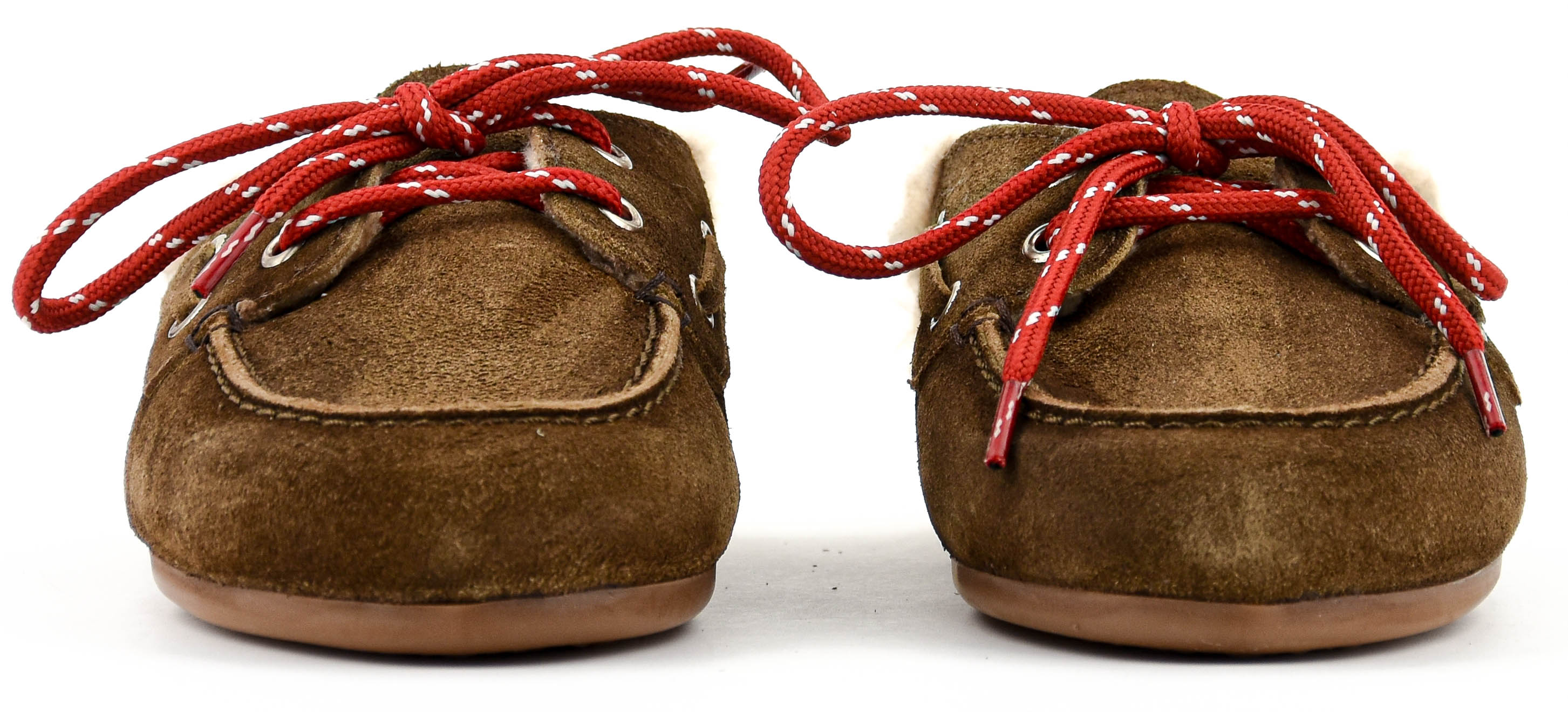 POSA BOAT LOAFER MULE DARK BROWN