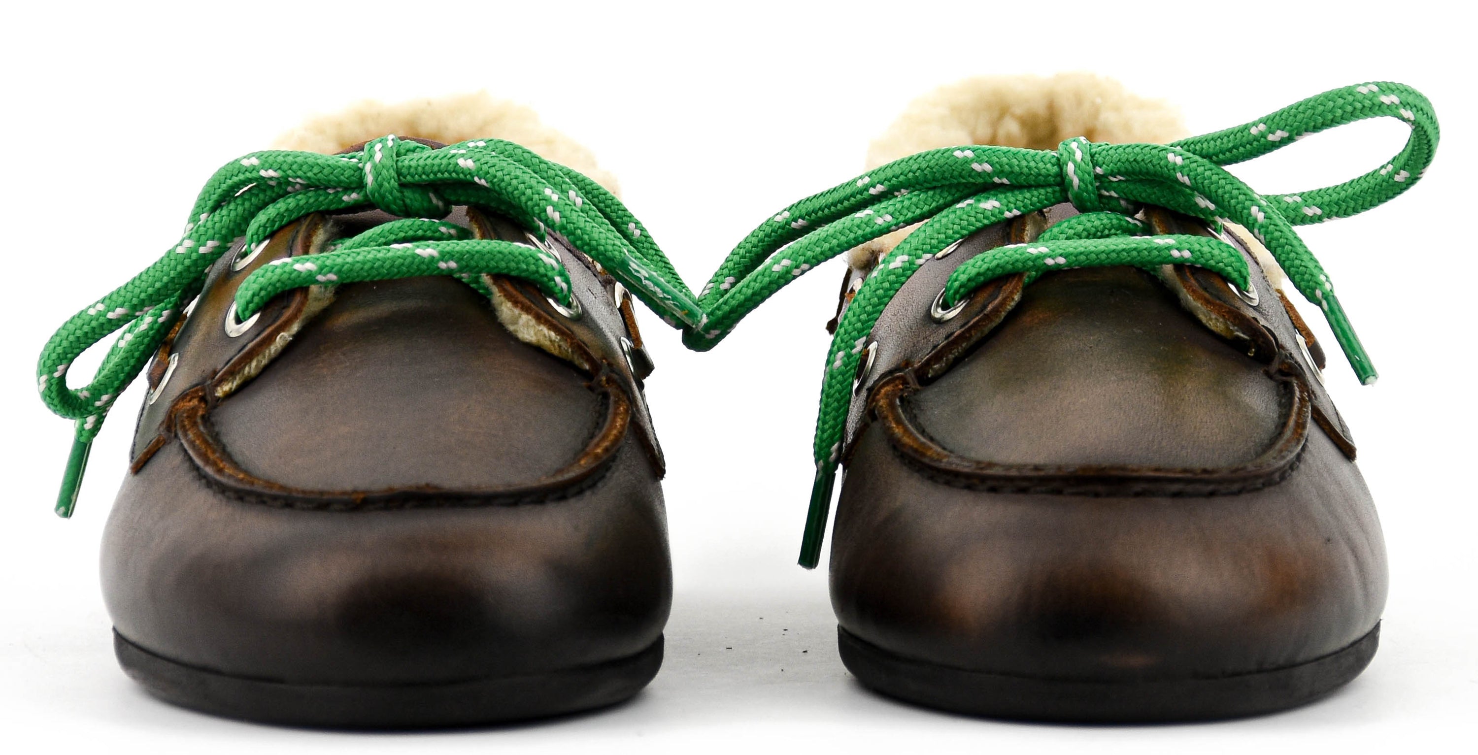 POSA BOAT LOAFER COFFEE SHEARLING