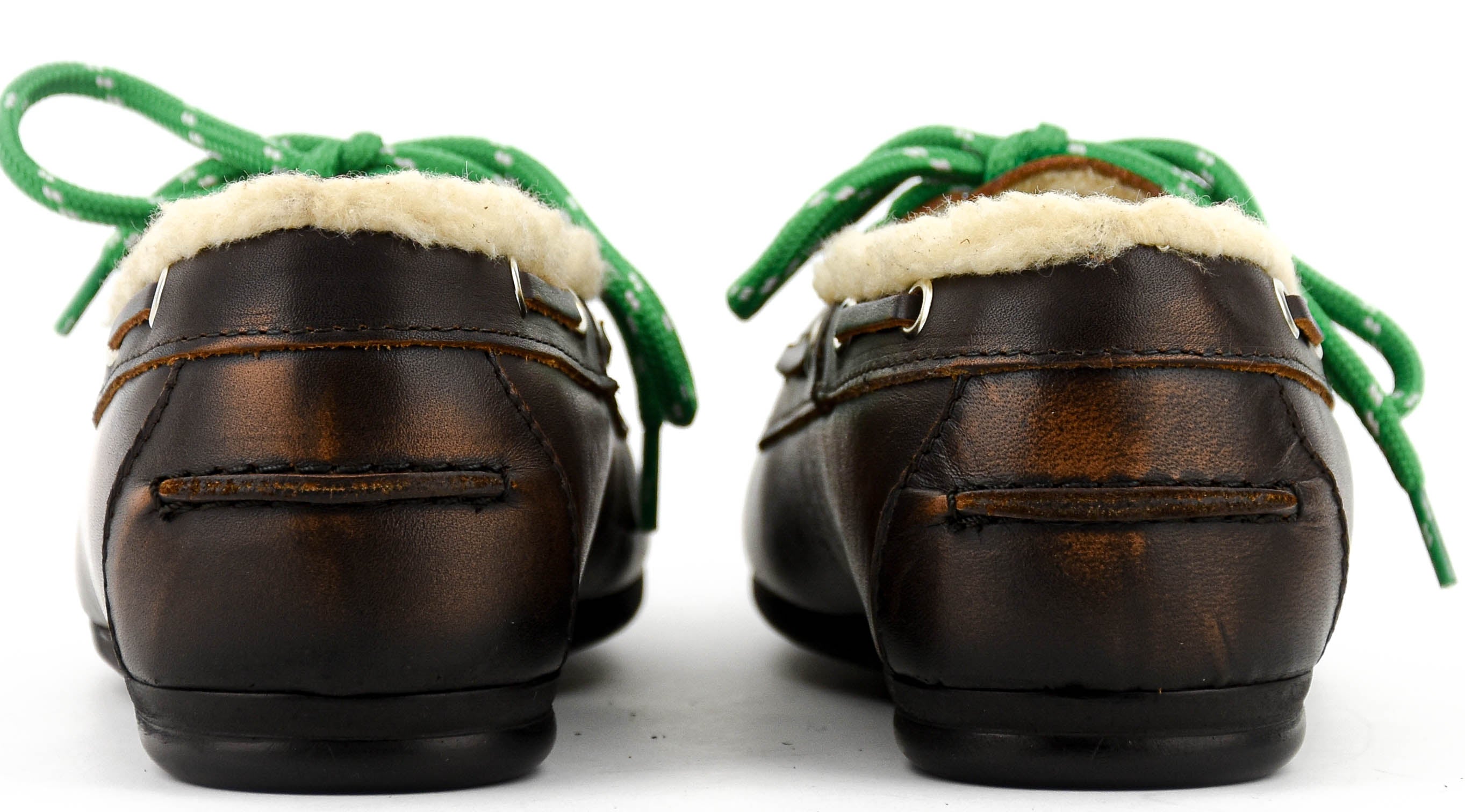 POSA BOAT LOAFER COFFEE SHEARLING