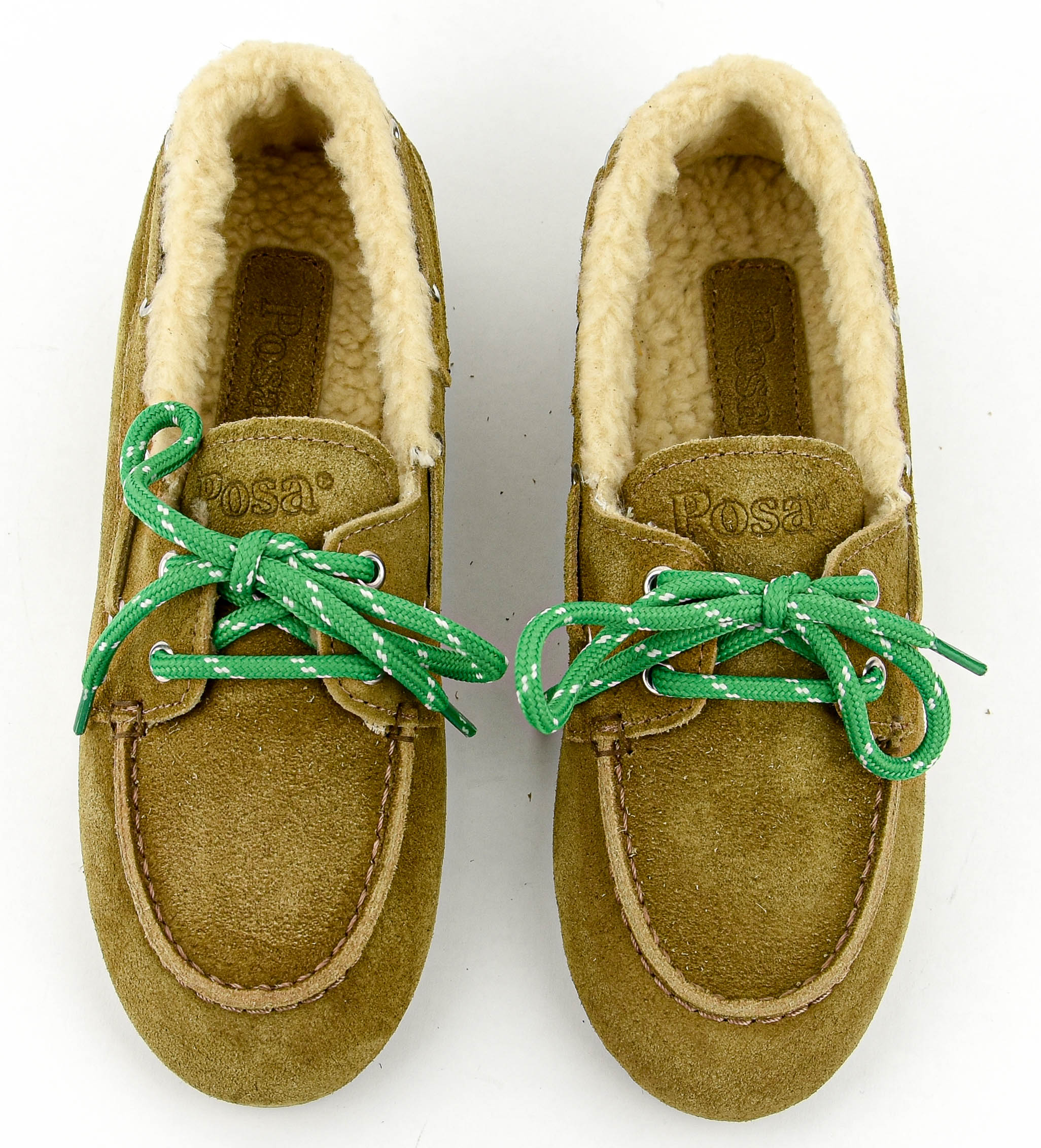 POSA BOAT LOAFER DESERT TAN FUR