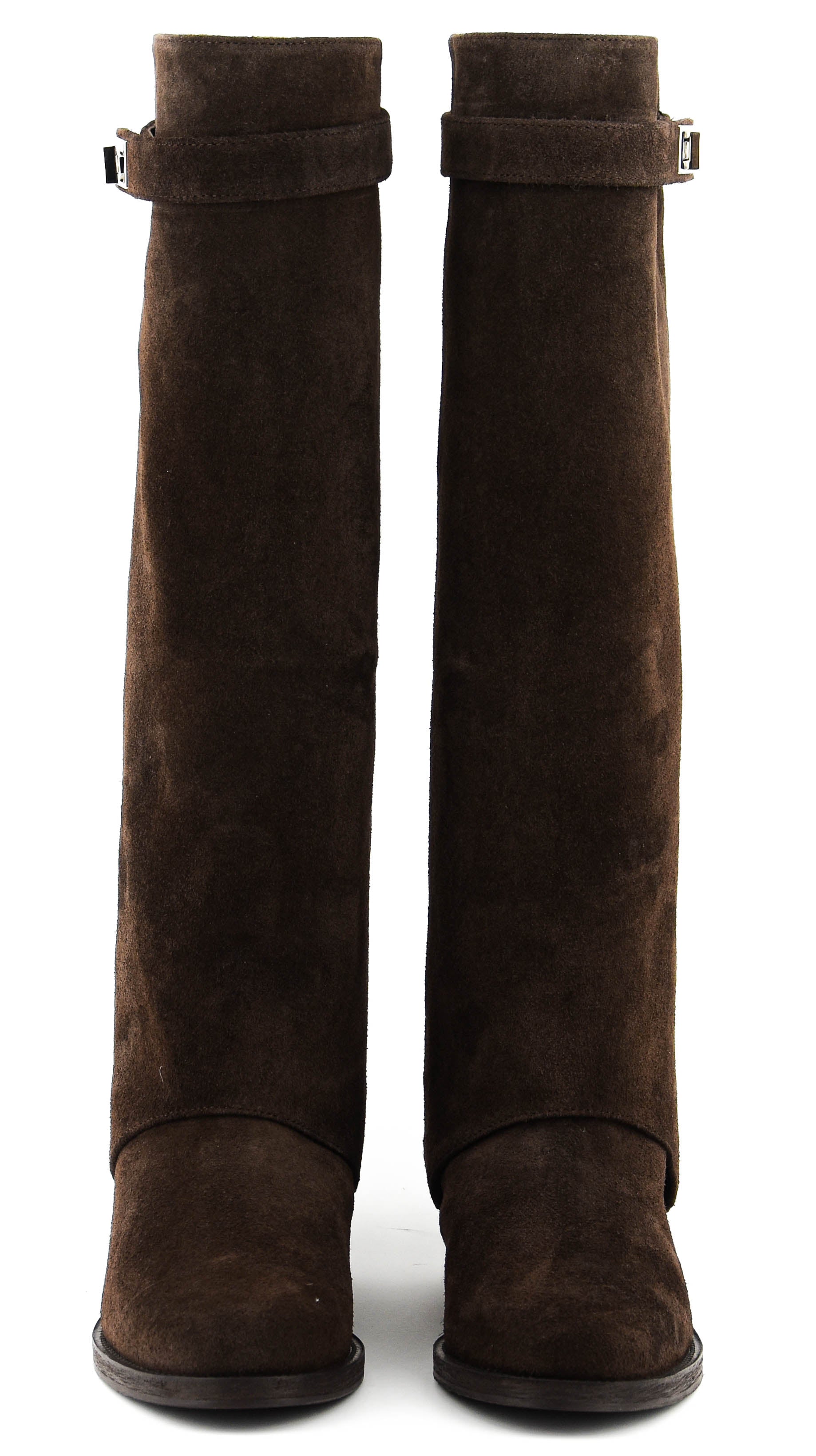 PAUL WARMER HOODED RIDER BROWN SUEDE