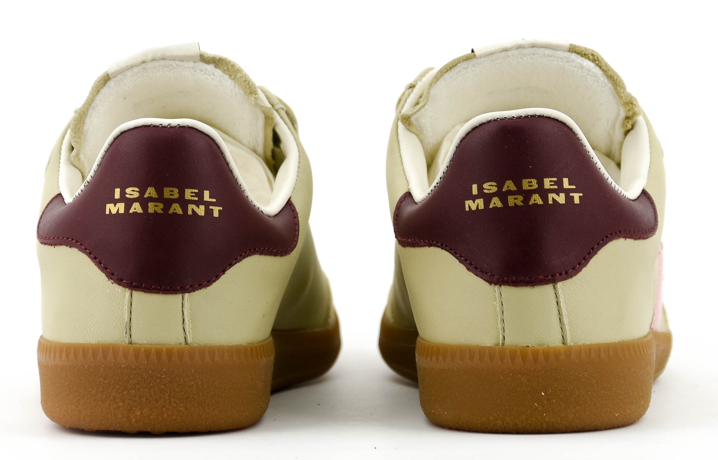 ISABEL MARANT BETH SNEAKER ECRU PINK