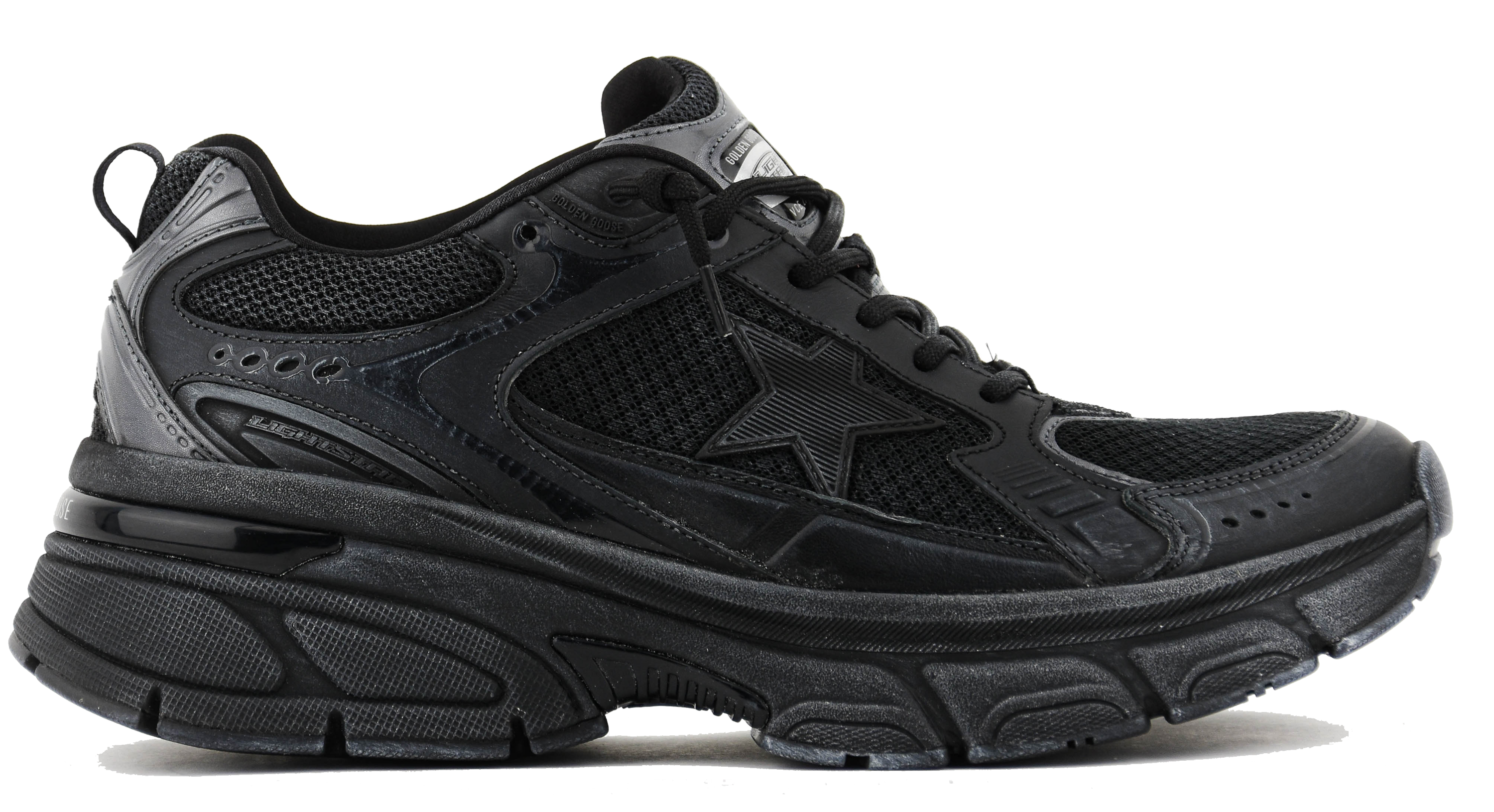 GOLDEN GOOSE LIGHTSTAR BLACK by paul warmer