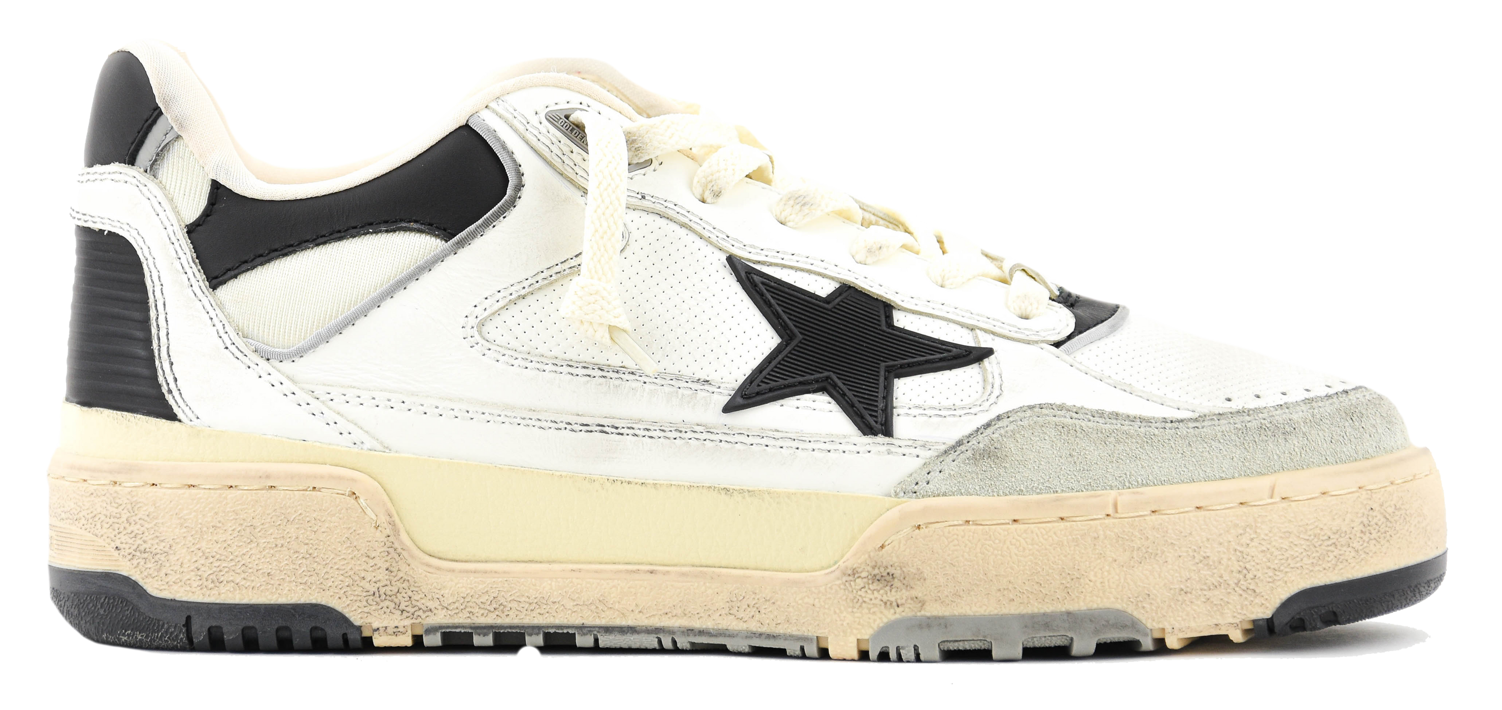 GOLDEN GOOSE FORTY 2 WHITE BLACK