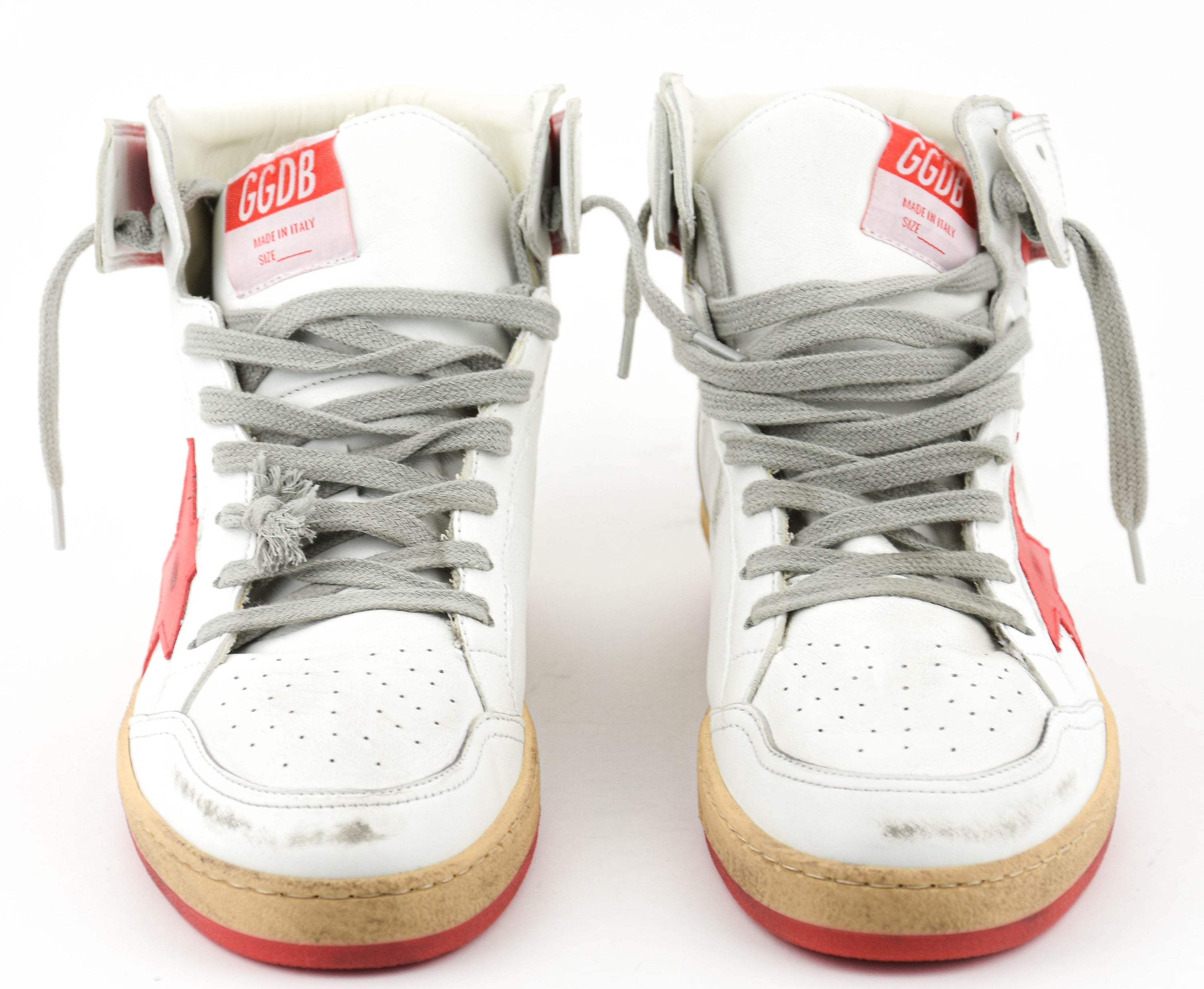 GOLDEN GOOSE SKYSTAR WHITE RED