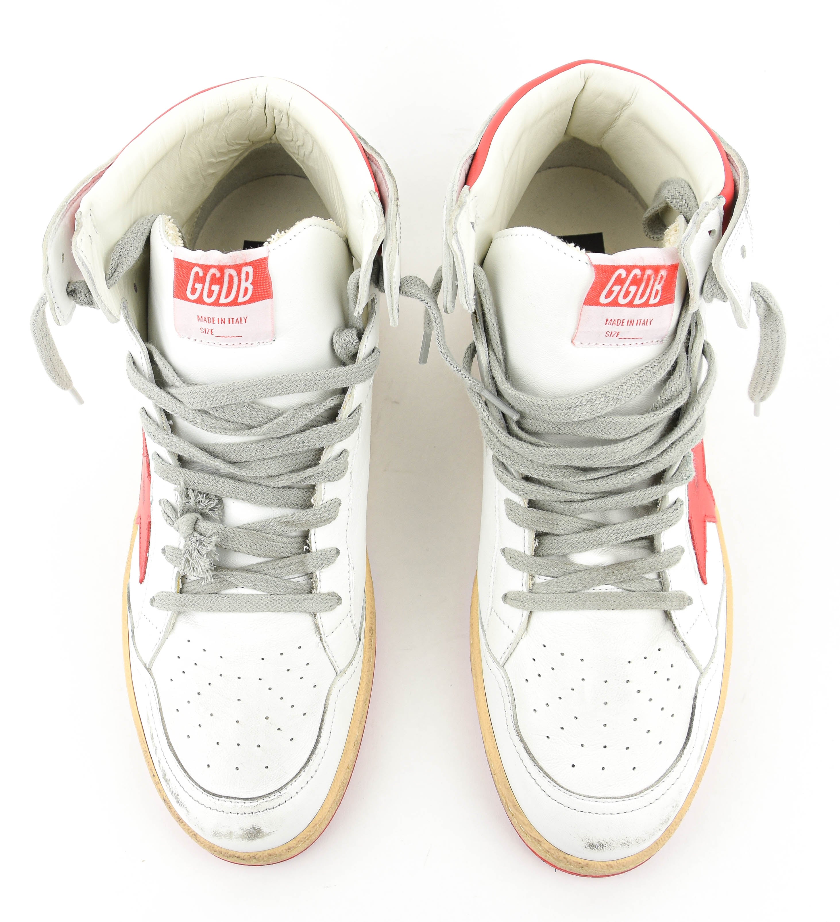 GOLDEN GOOSE SKYSTAR WHITE RED