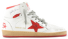 GOLDEN GOOSE SKYSTAR WHITE RED by paul warmer