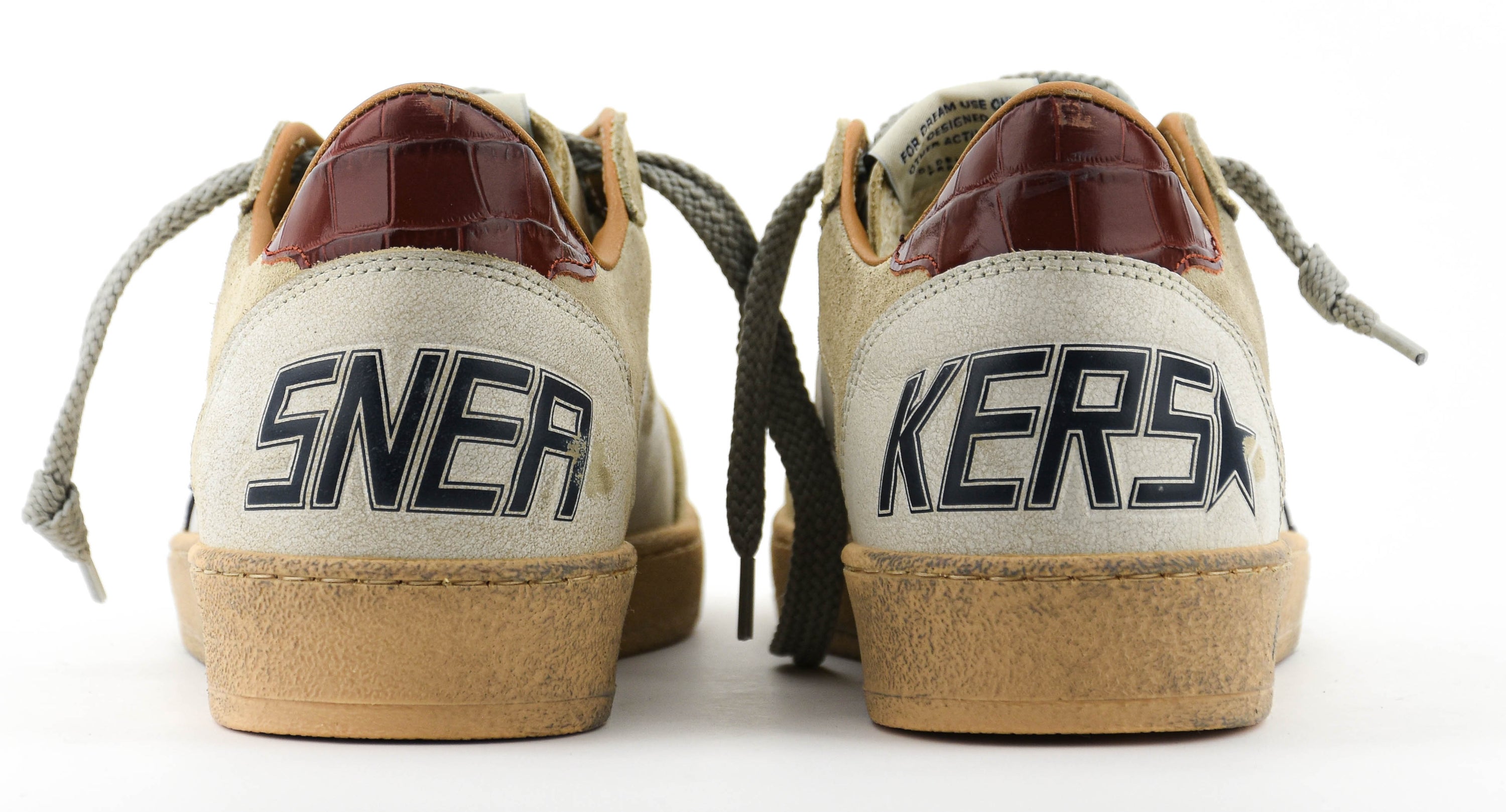 GOLDEN GOOSE BALLSTAR WHITE INK ICE