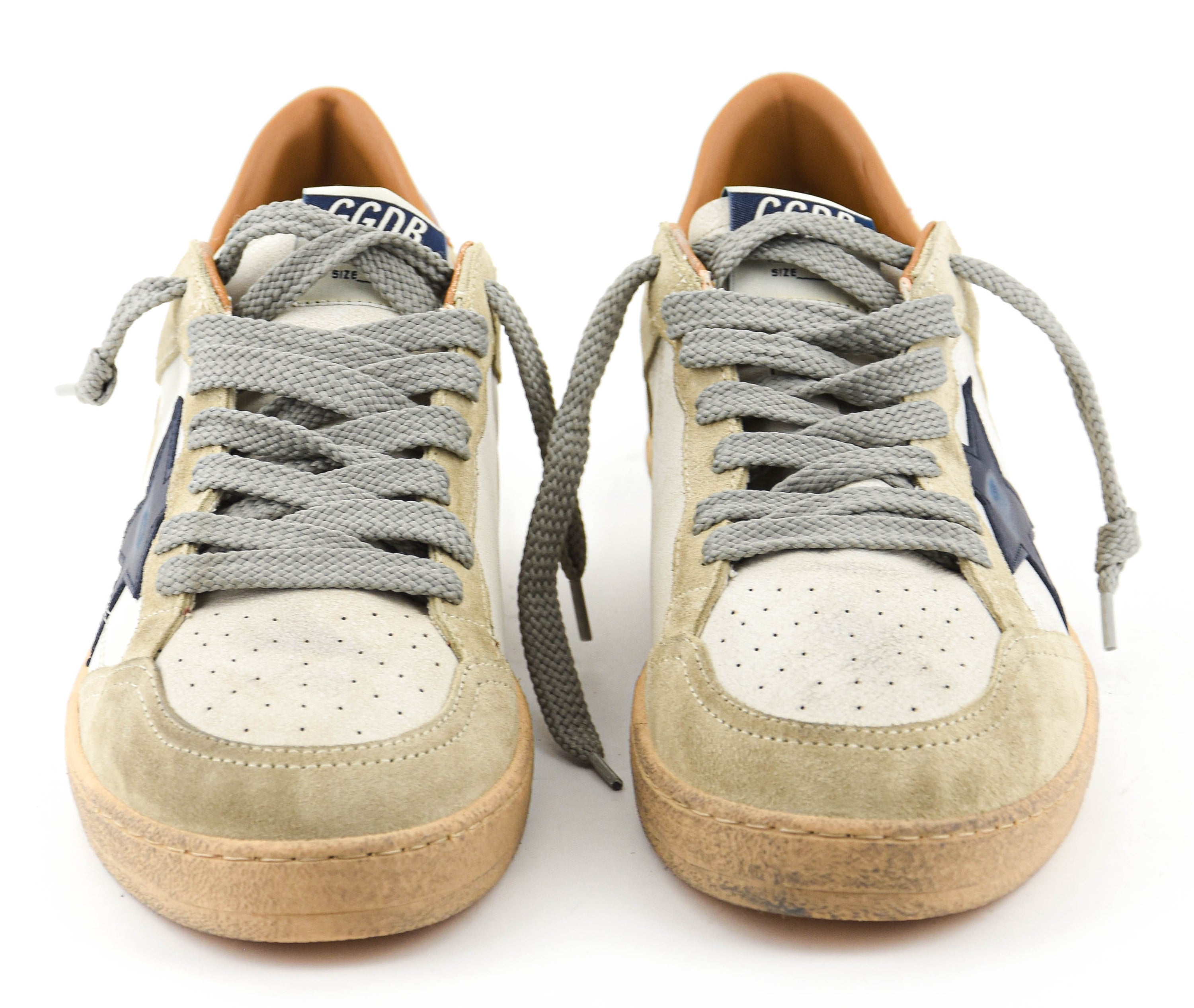 GOLDEN GOOSE BALLSTAR WHITE INK ICE