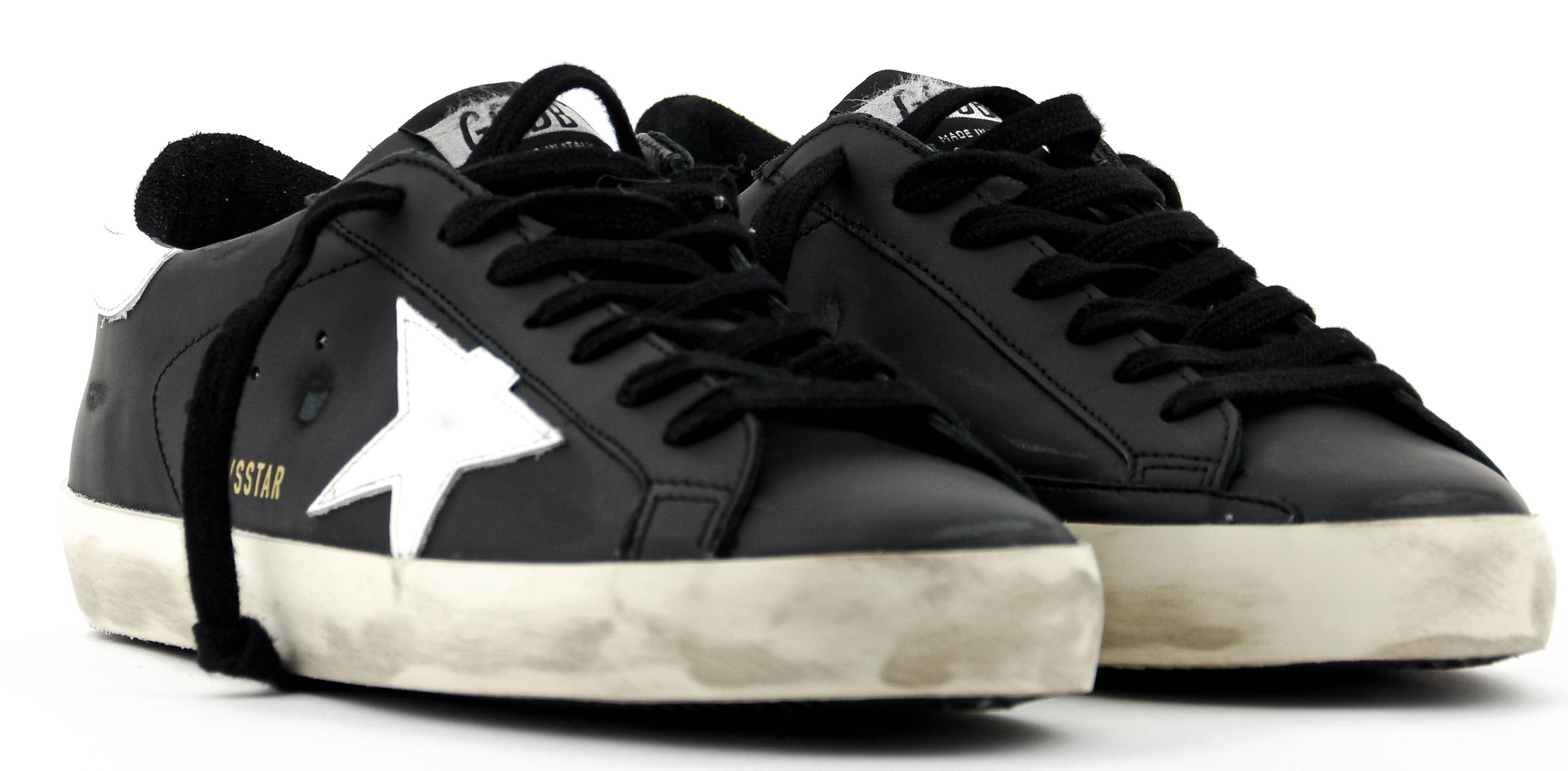 GOLDEN GOOSE SUPERSTAR BLACK WHITE