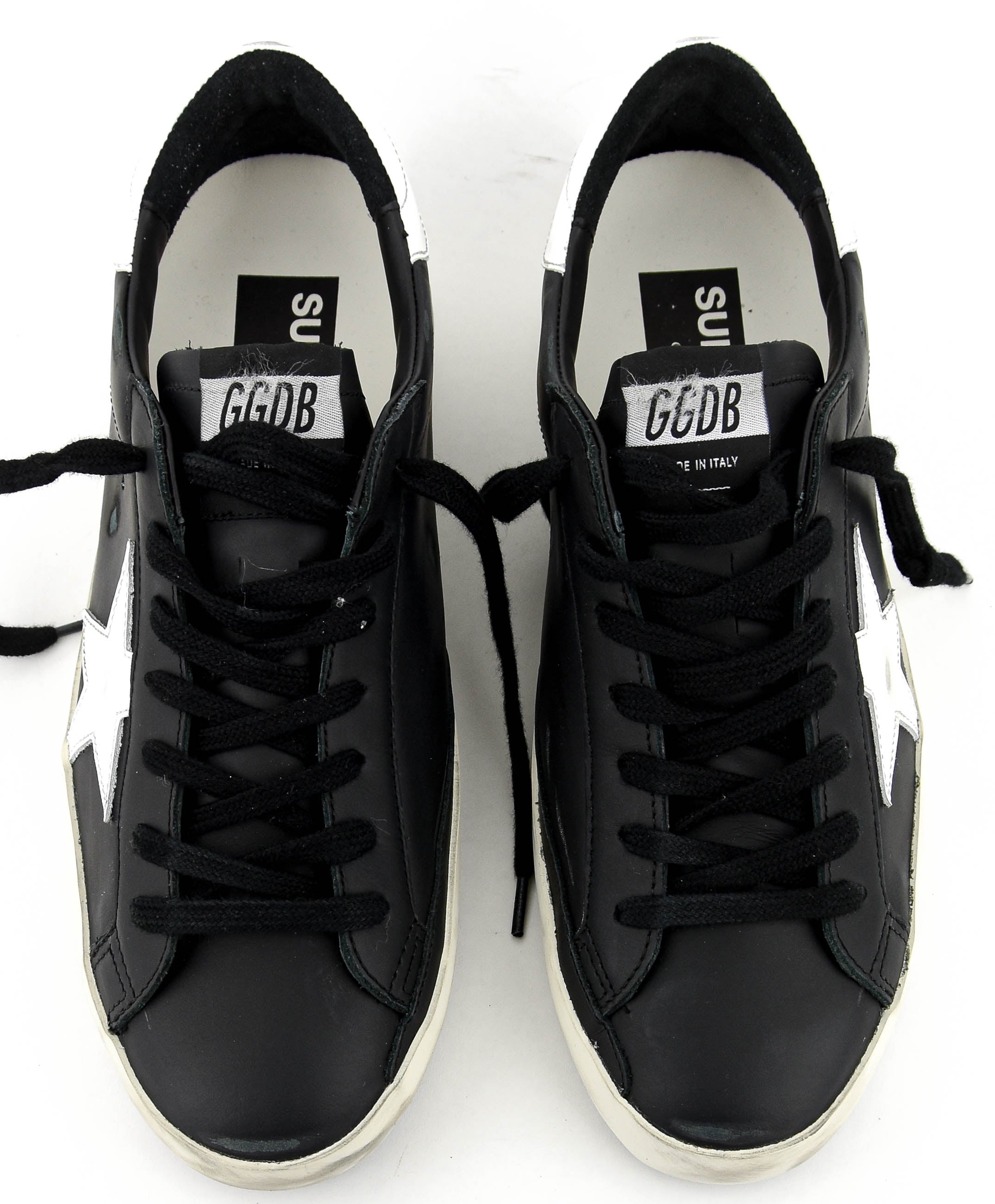 GOLDEN GOOSE SUPERSTAR BLACK WHITE