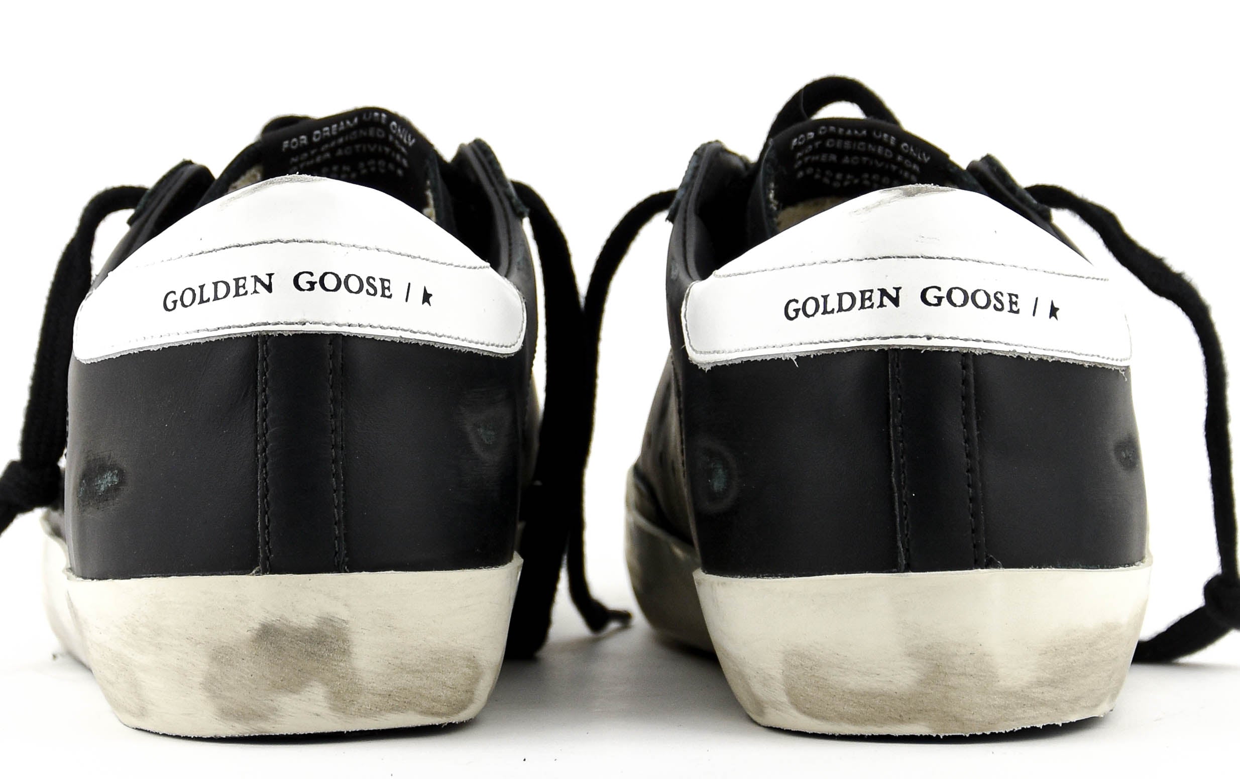 GOLDEN GOOSE SUPERSTAR BLACK WHITE