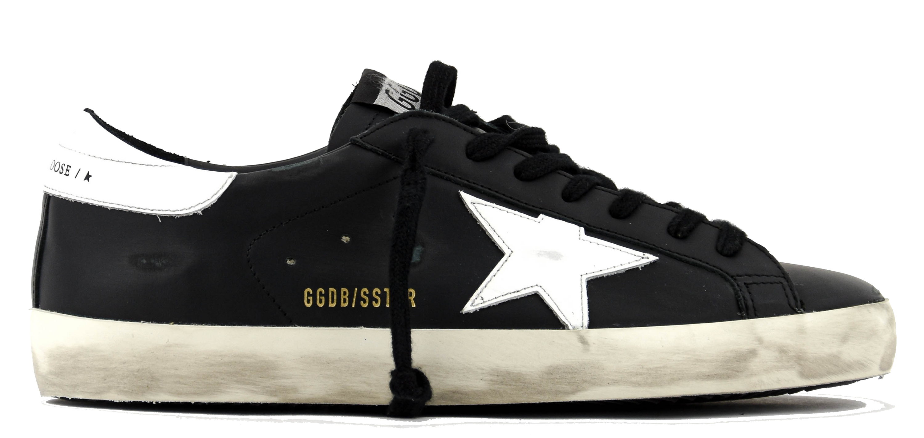GOLDEN GOOSE SUPERSTAR BLACK WHITE