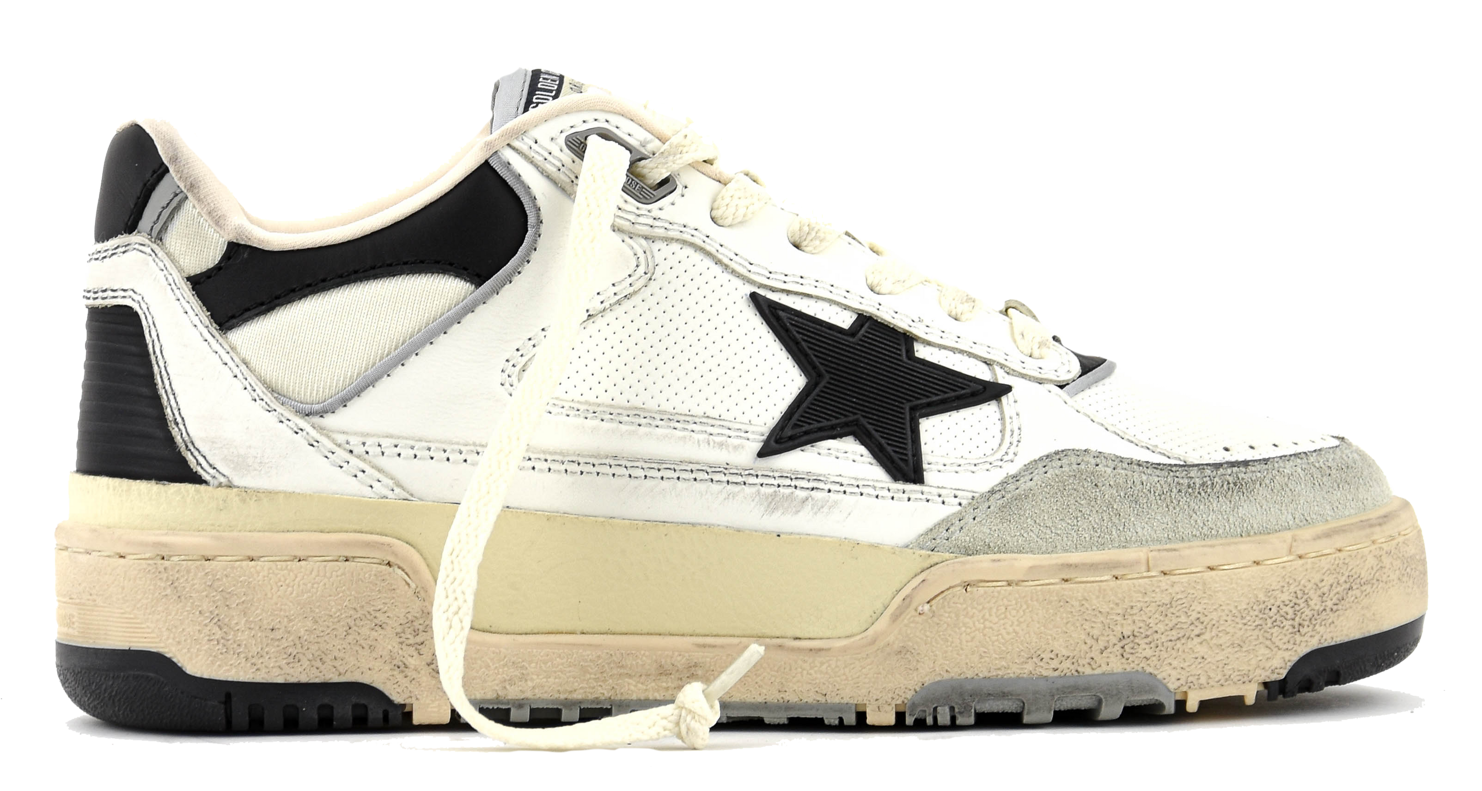 GOLDEN GOOSE FORTY 2 WHITE BLACK