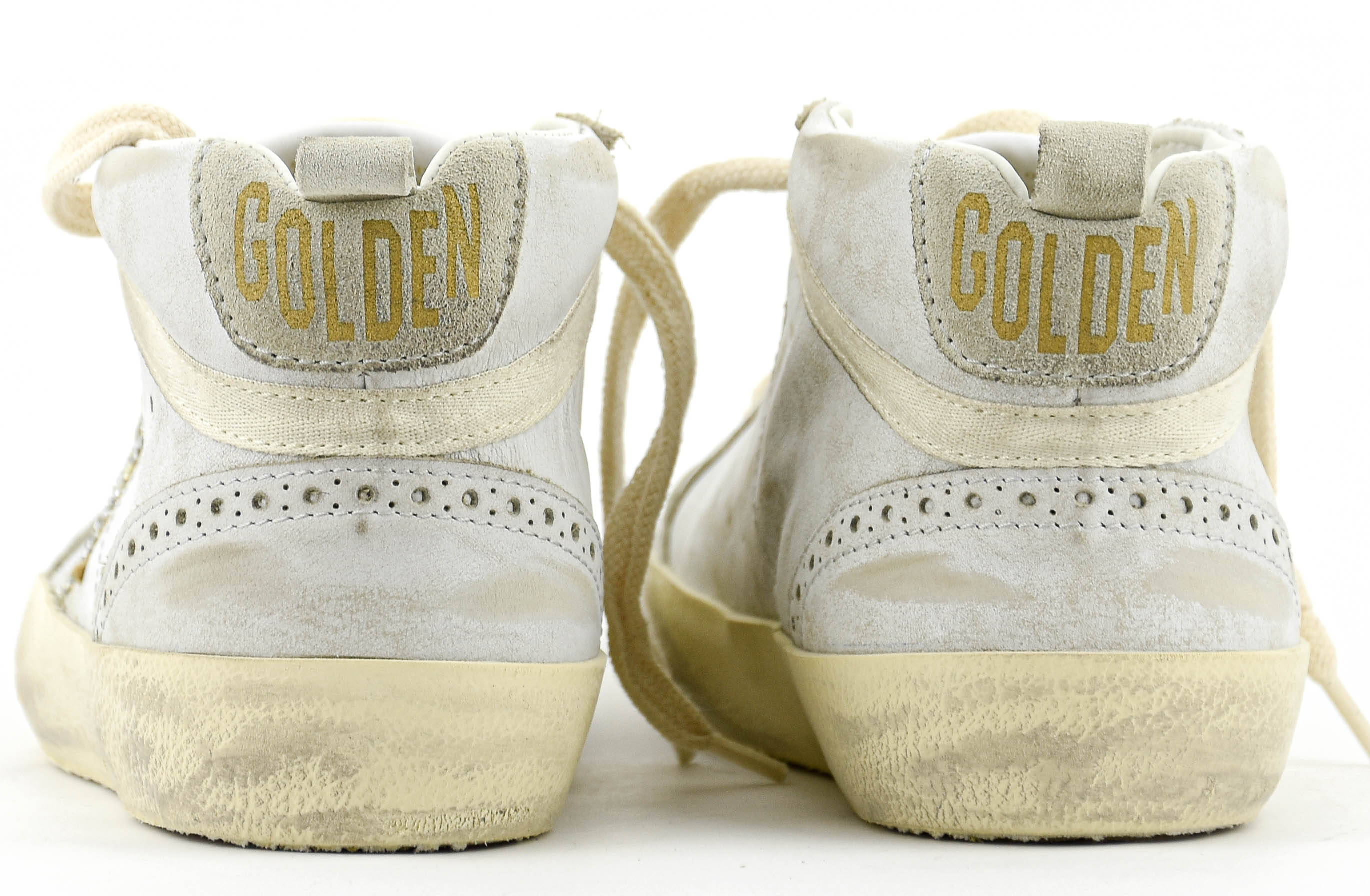 GOLDEN GOOSE MIDSTAR BEIGE PLATINUM