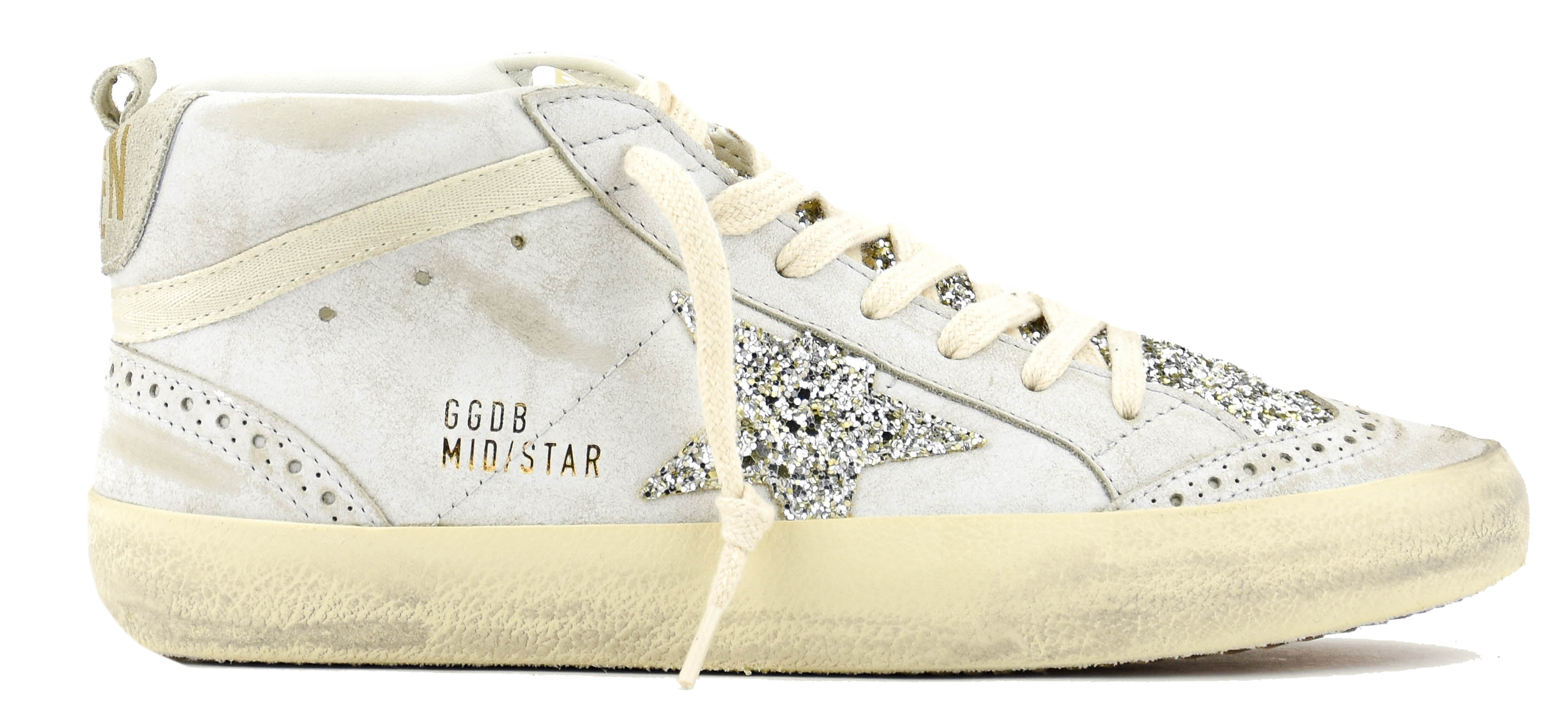 GOLDEN GOOSE MIDSTAR BEIGE PLATINUM