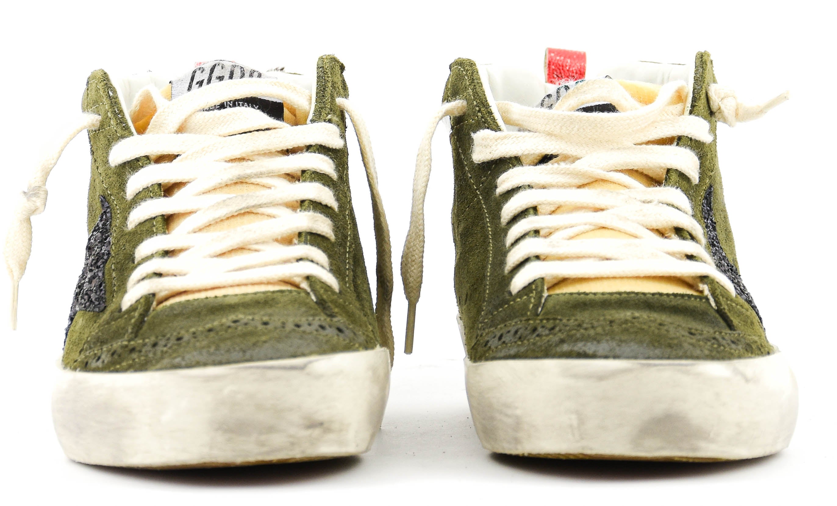 GOLDEN GOOSE MIDSTAR OLIVE GREEN