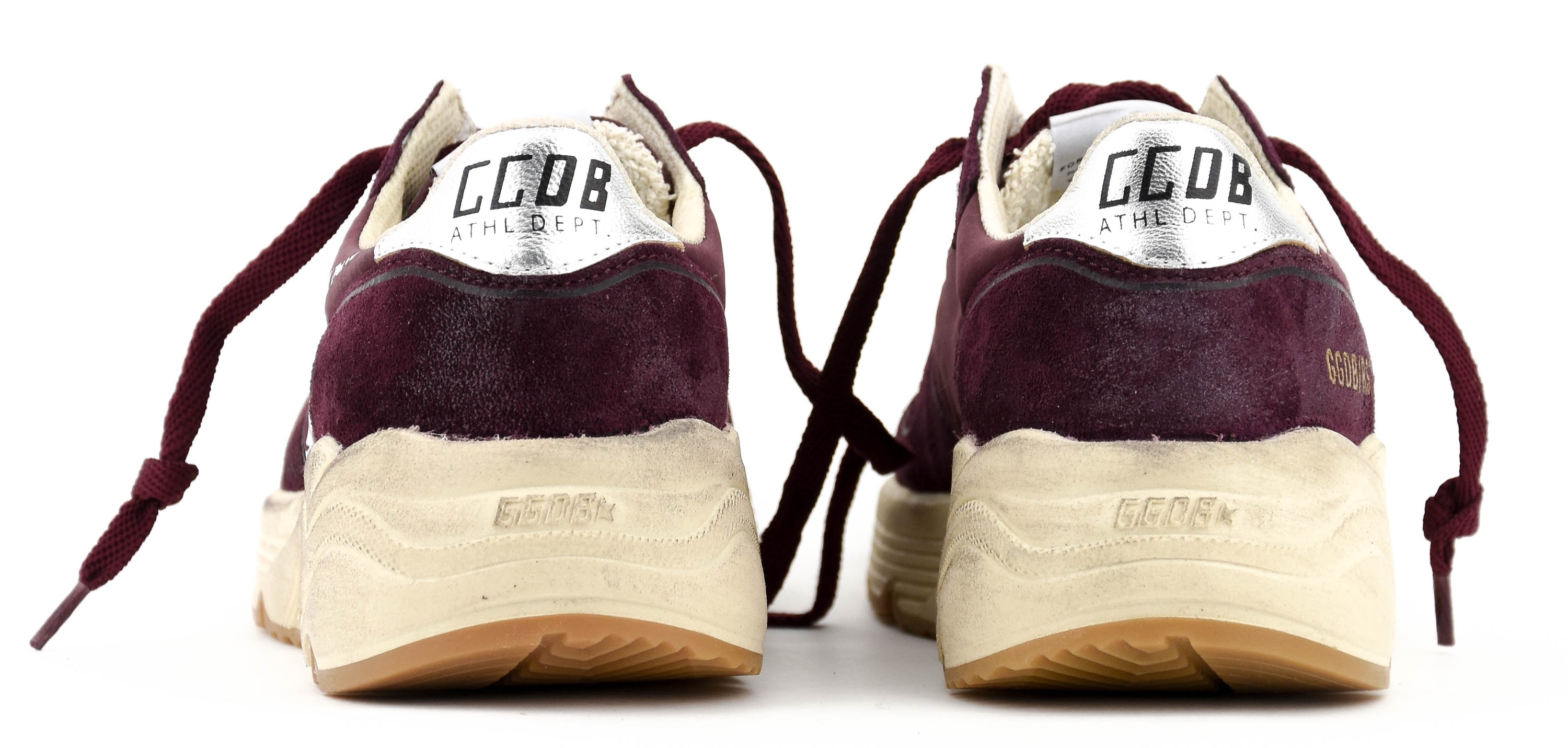 GOLDEN GOOSE RUNNING SOLE BORDEAUX