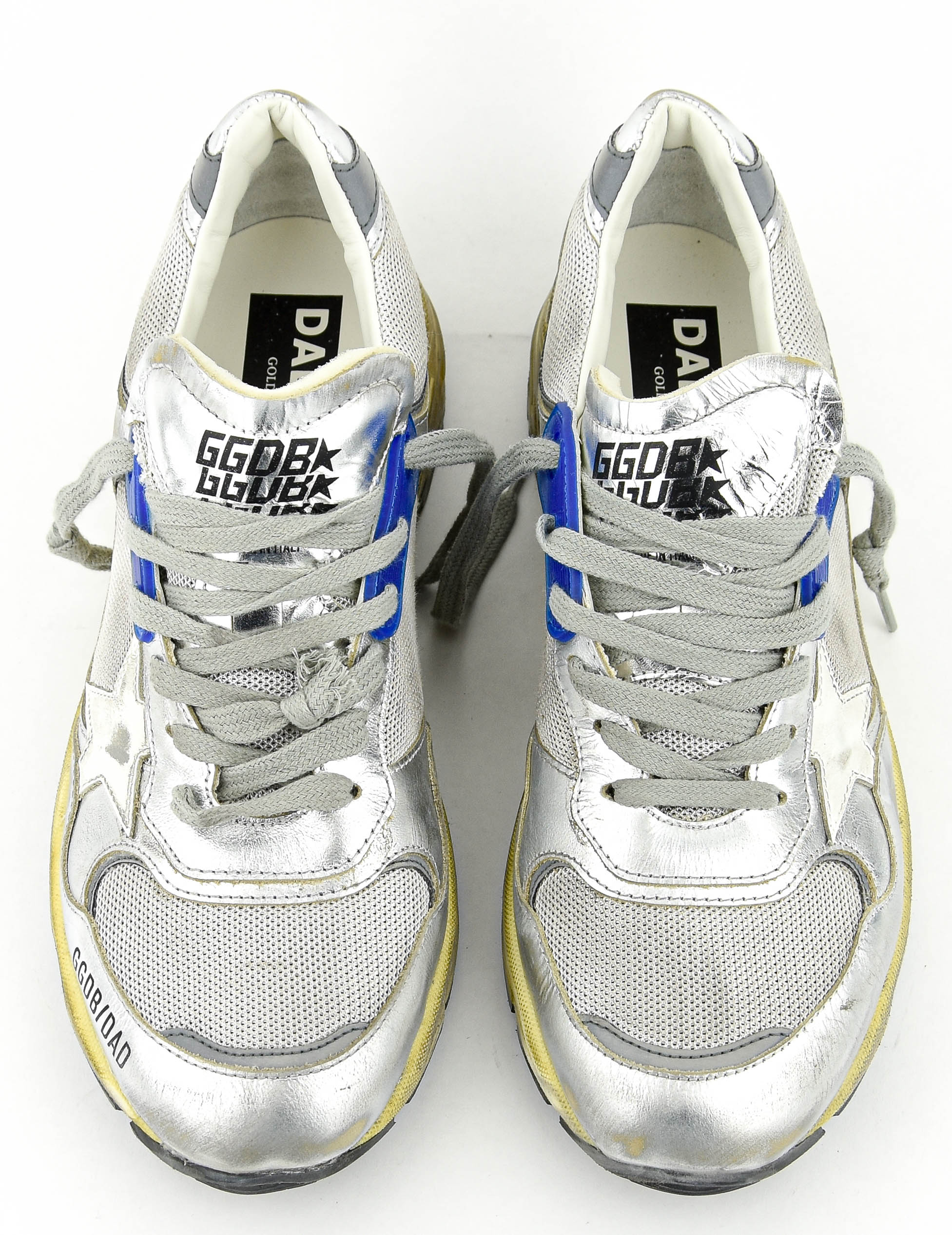 GOLDEN GOOSE RUNNING DAD SILVER