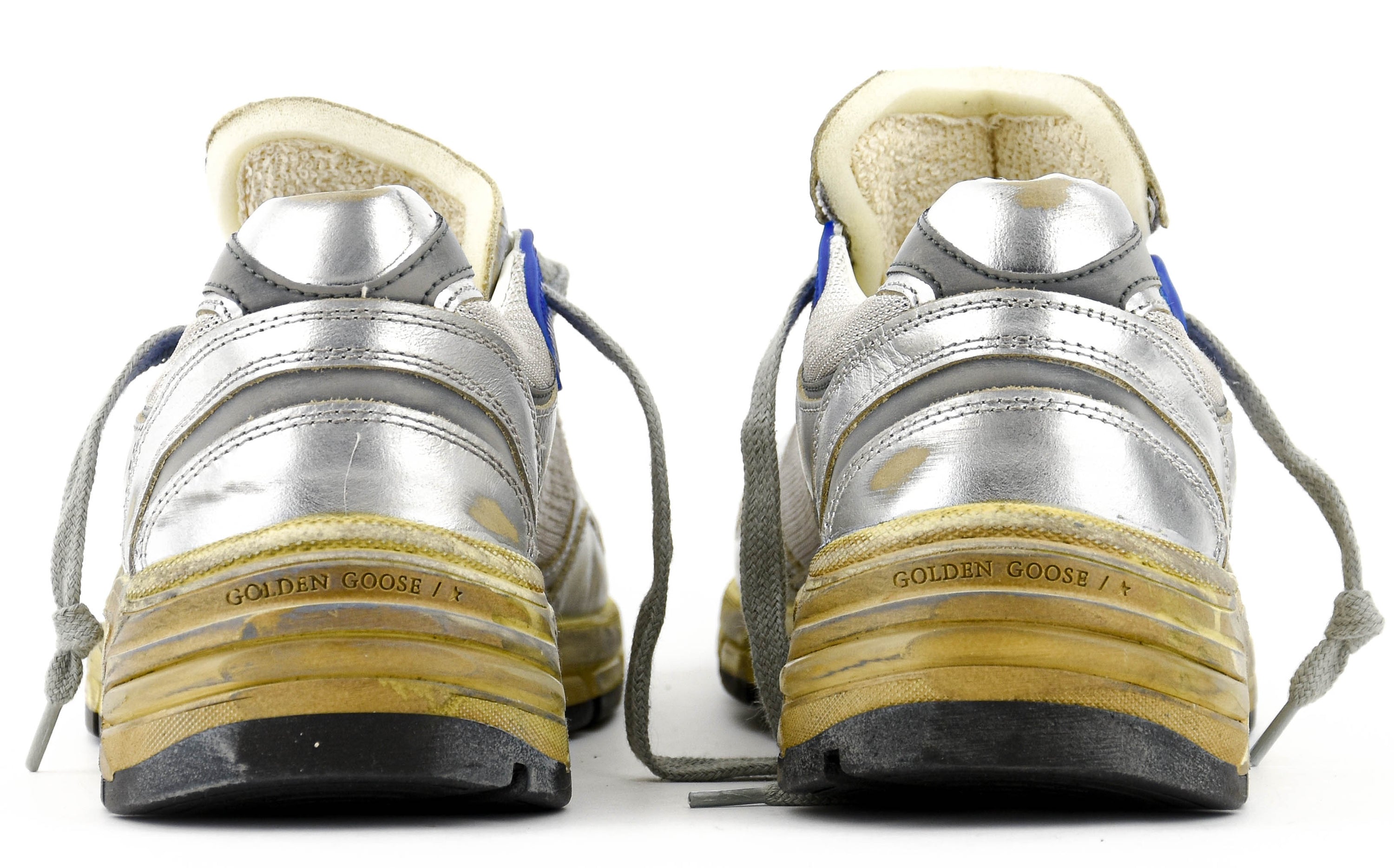 GOLDEN GOOSE RUNNING DAD SILVER