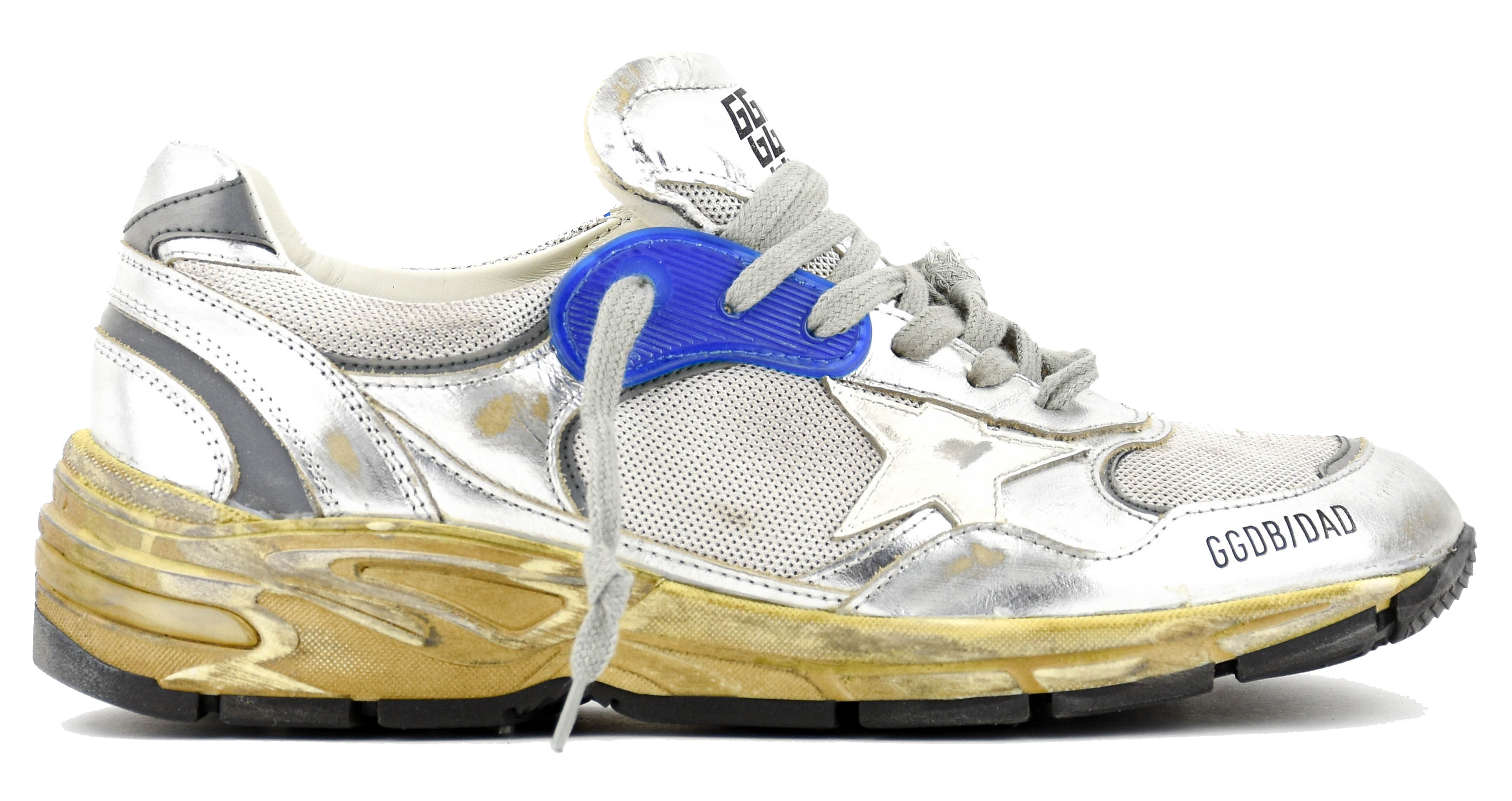 GOLDEN GOOSE RUNNING DAD SILVER