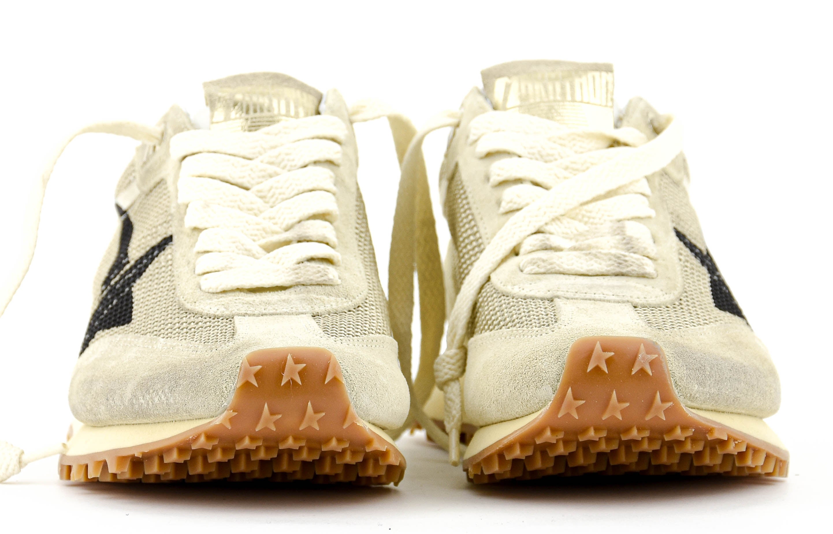 GOLDEN GOOSE MARATHON BEIGE BLACK
