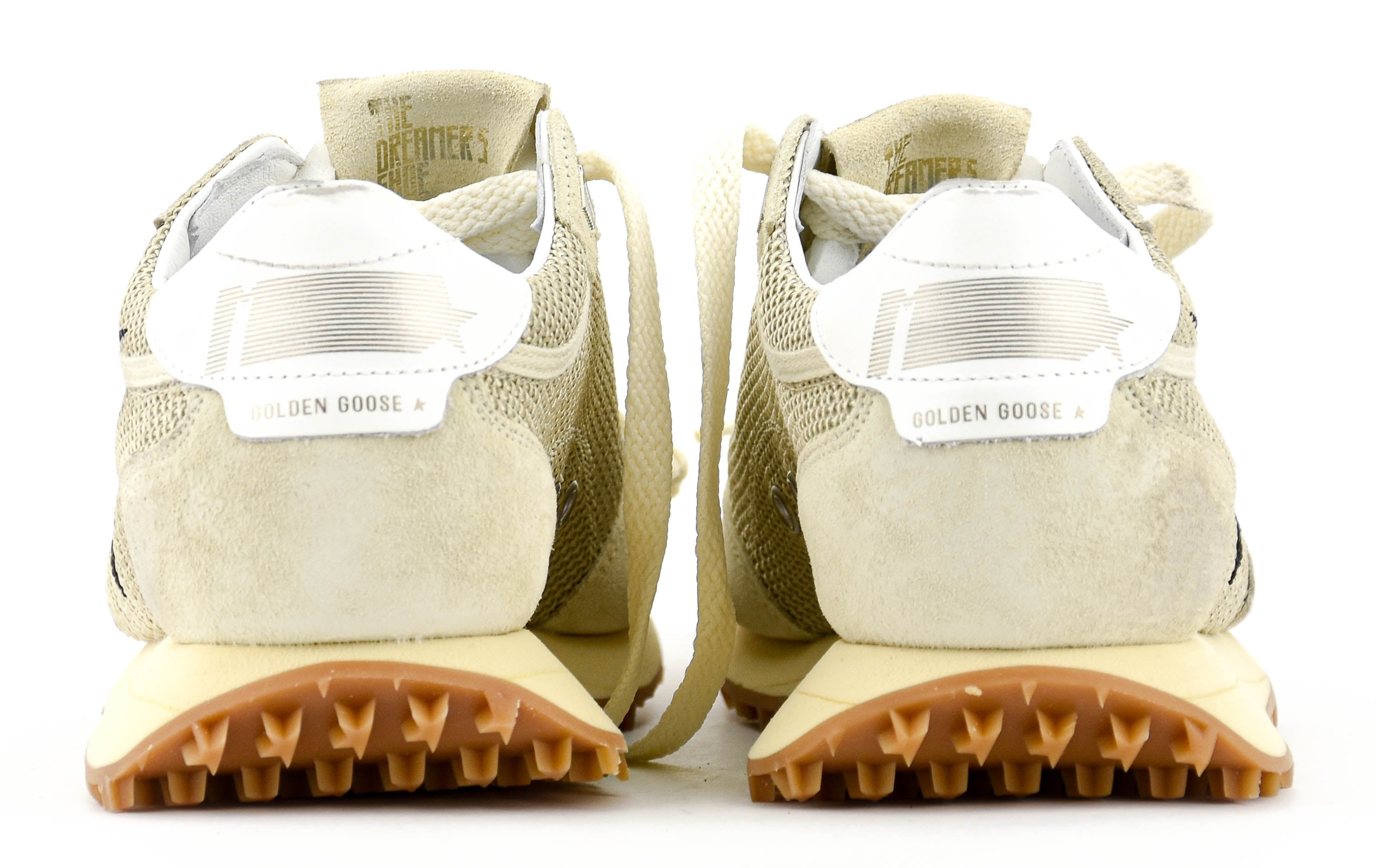 GOLDEN GOOSE MARATHON BEIGE BLACK