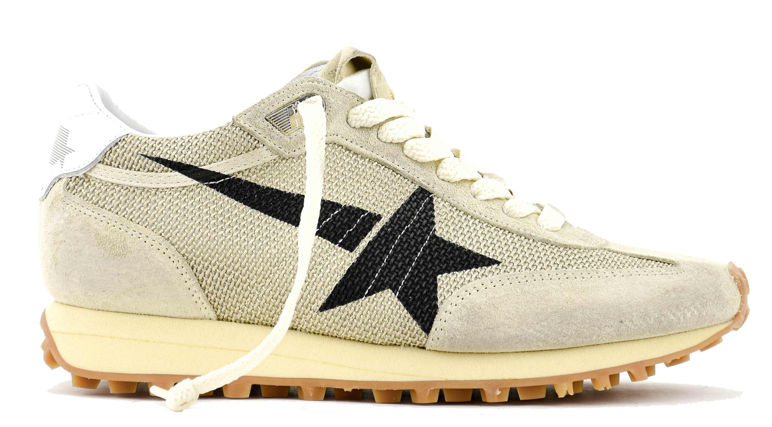 GOLDEN GOOSE MARATHON BEIGE BLACK