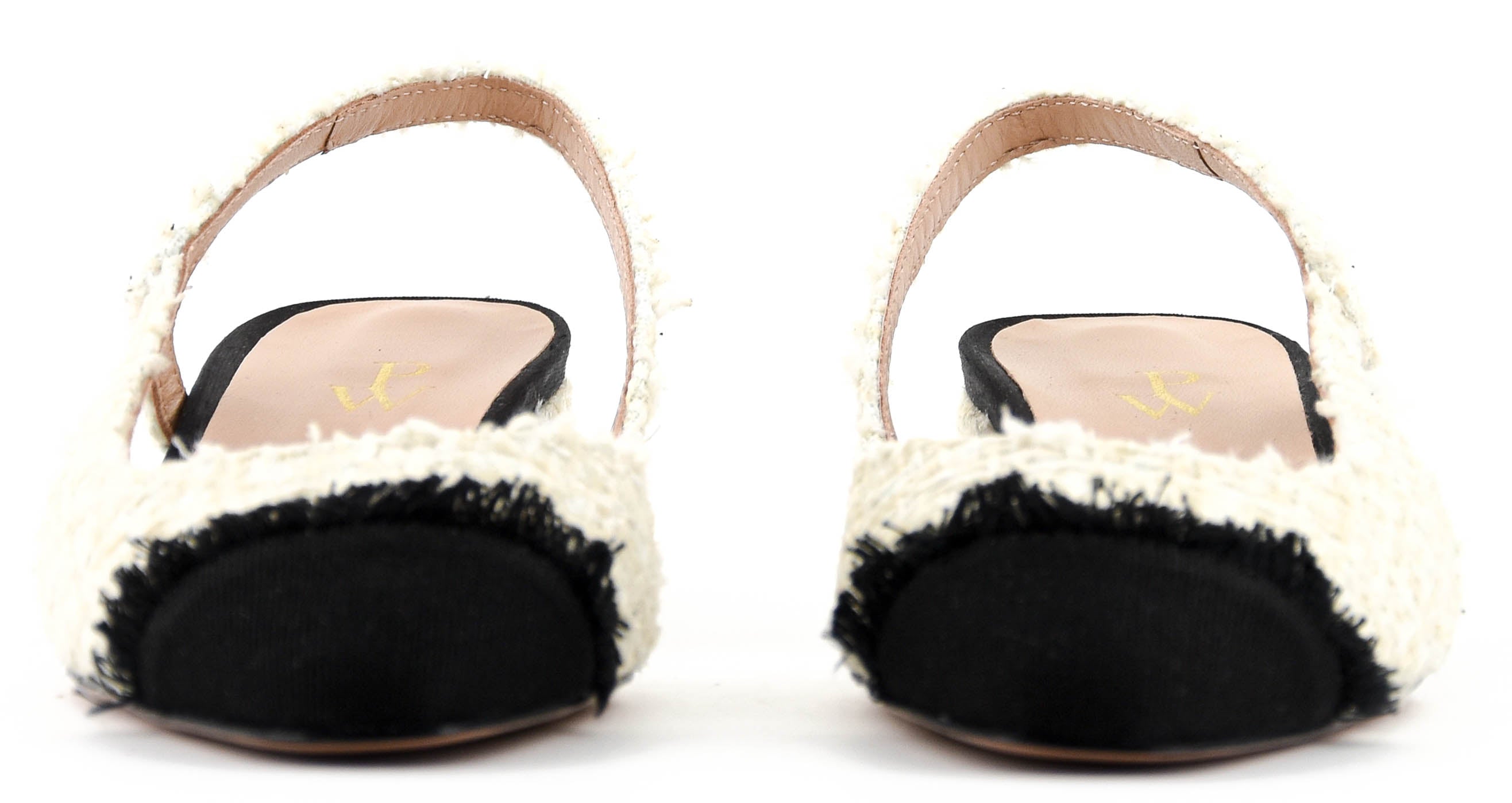 PAUL WARMER LOULOU SLING BLACK WHITE