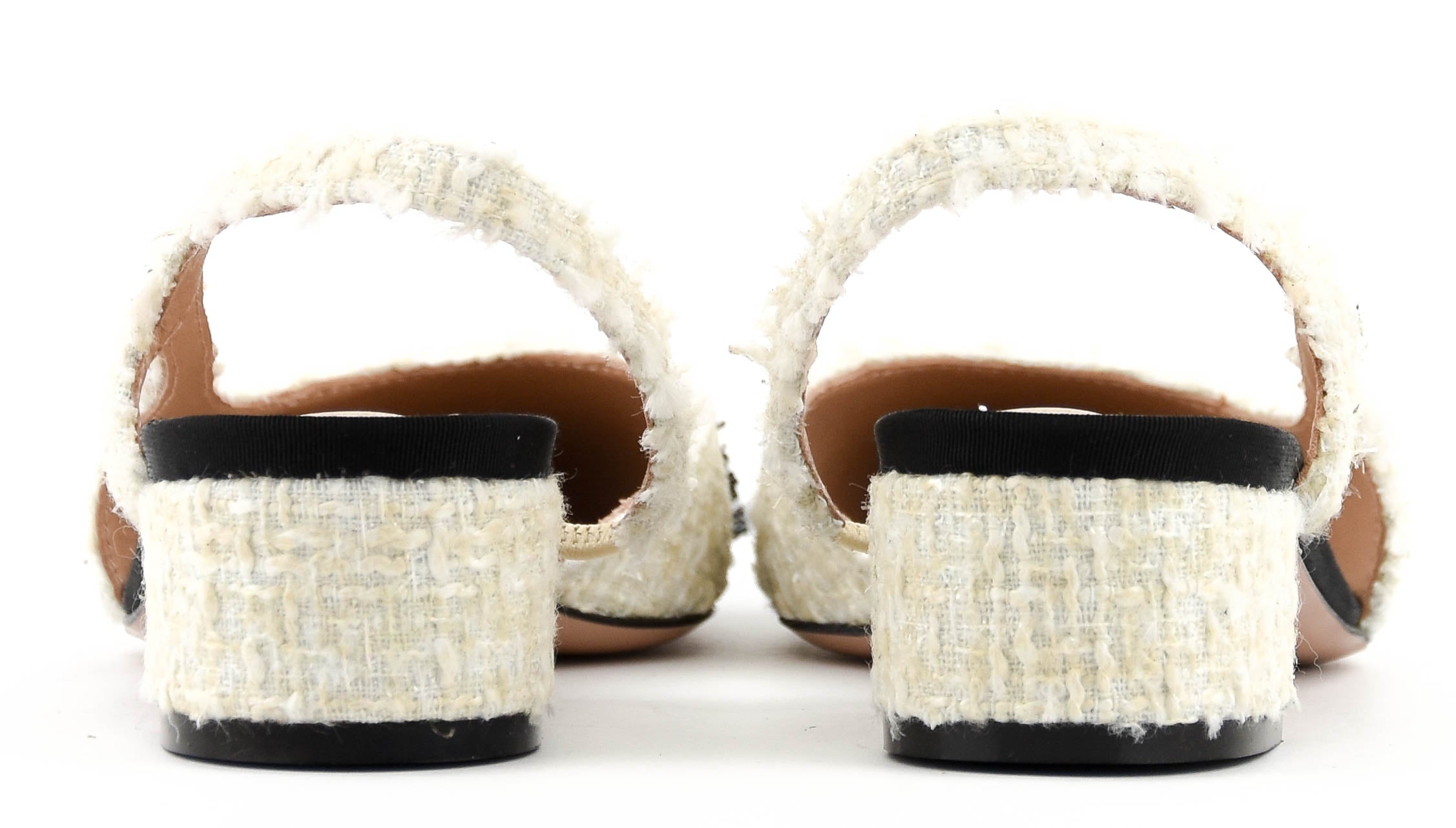 PAUL WARMER LOULOU SLING BLACK WHITE