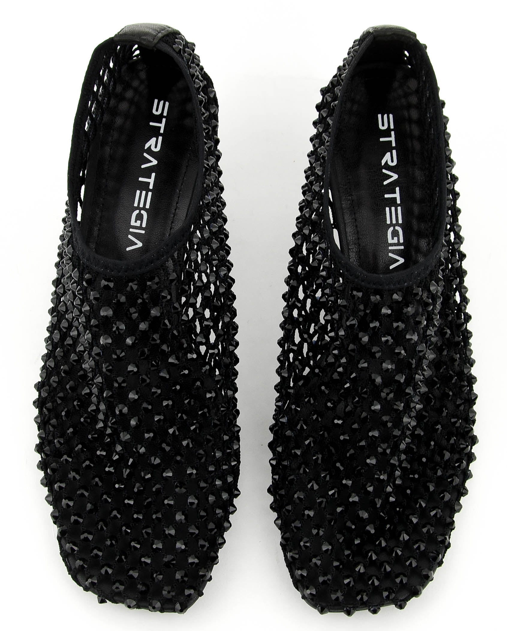 STRATEGIA CRYSTAL HEELS BLACK
