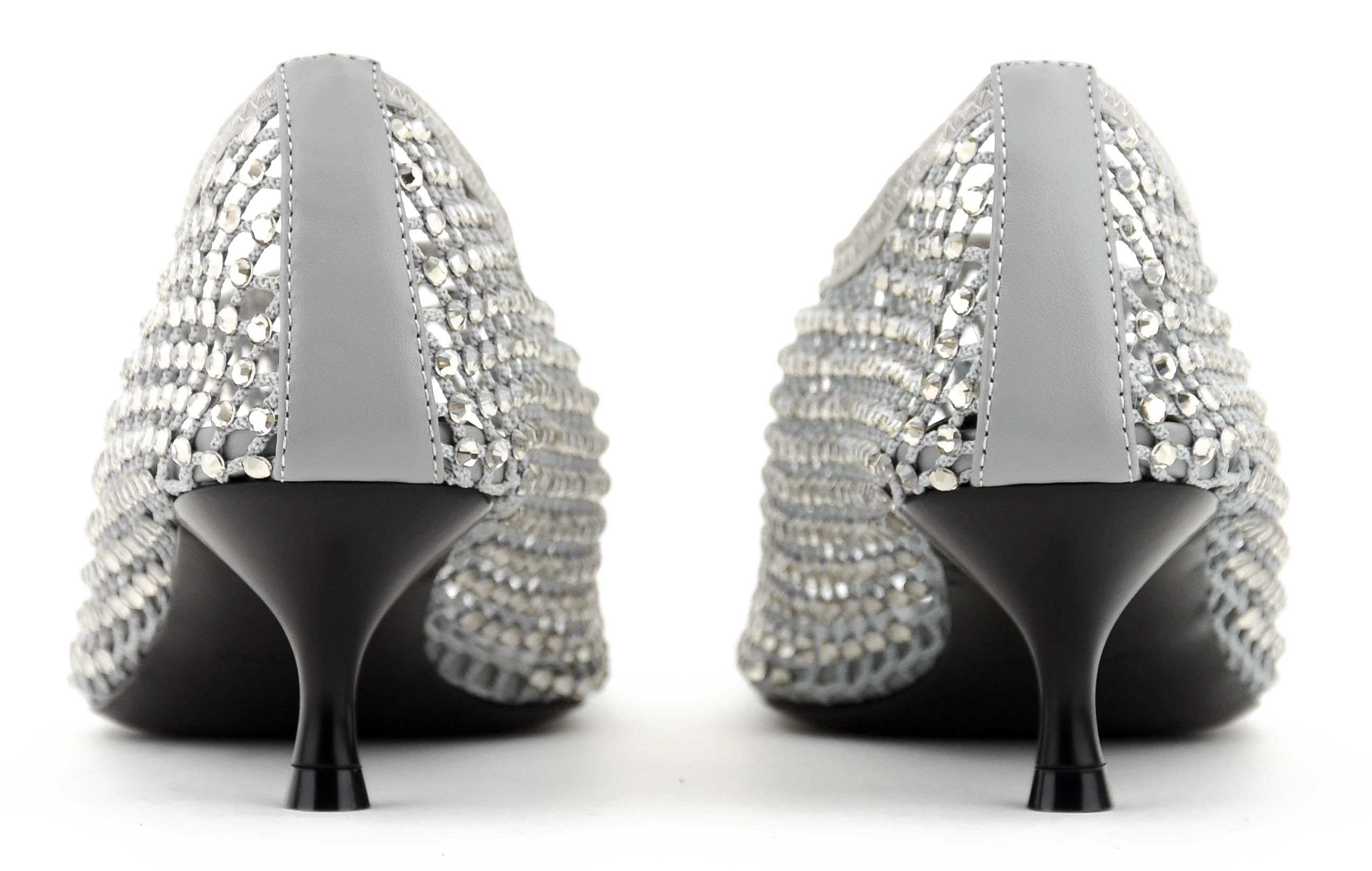 STRATEGIA CRYSTAL HEELS LIGHT GREY
