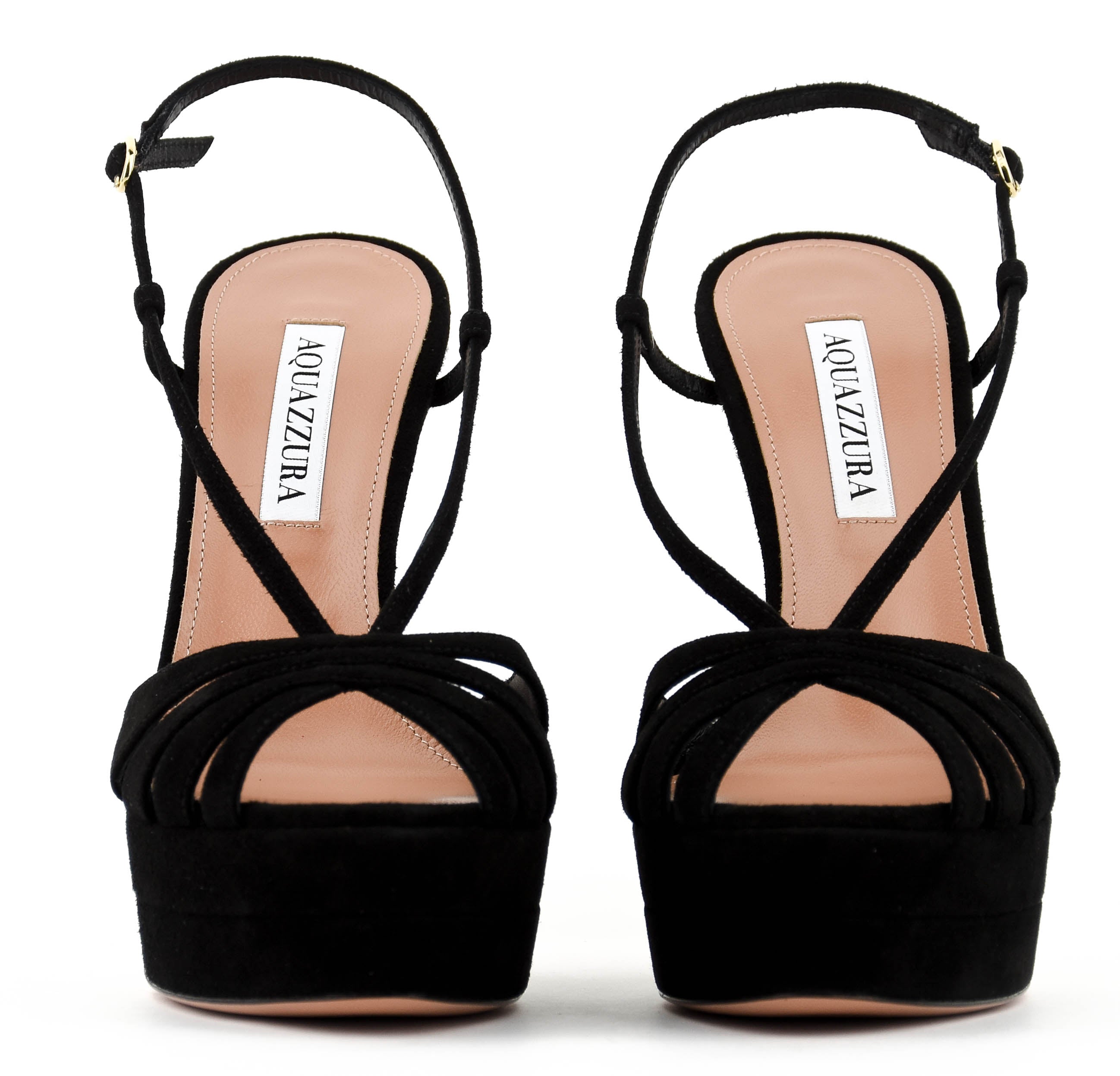 AQUAZZURA AIMEE SANDAL PLATFORM 130 BLACK