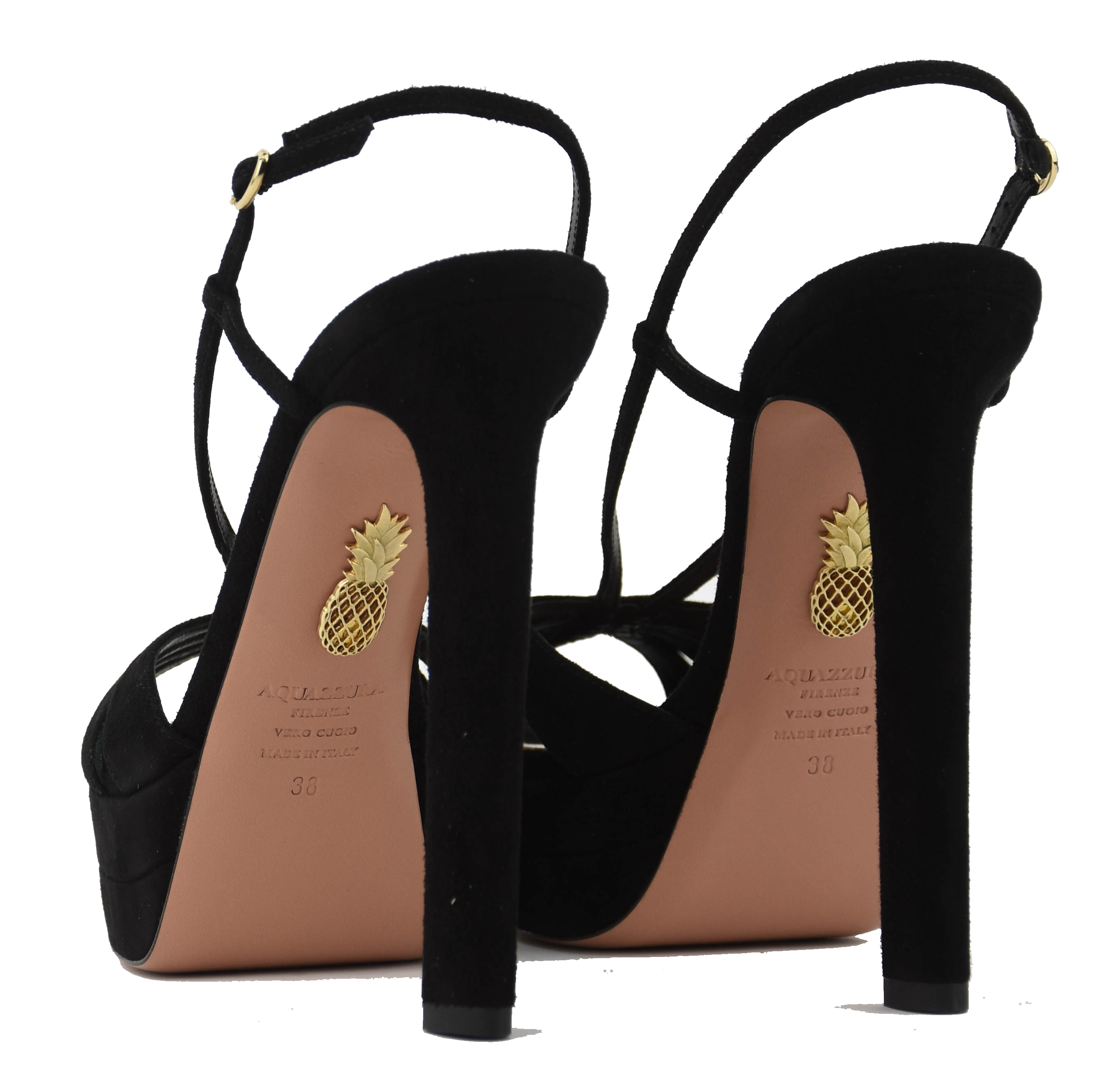 AQUAZZURA AIMEE SANDAL PLATFORM 130 BLACK