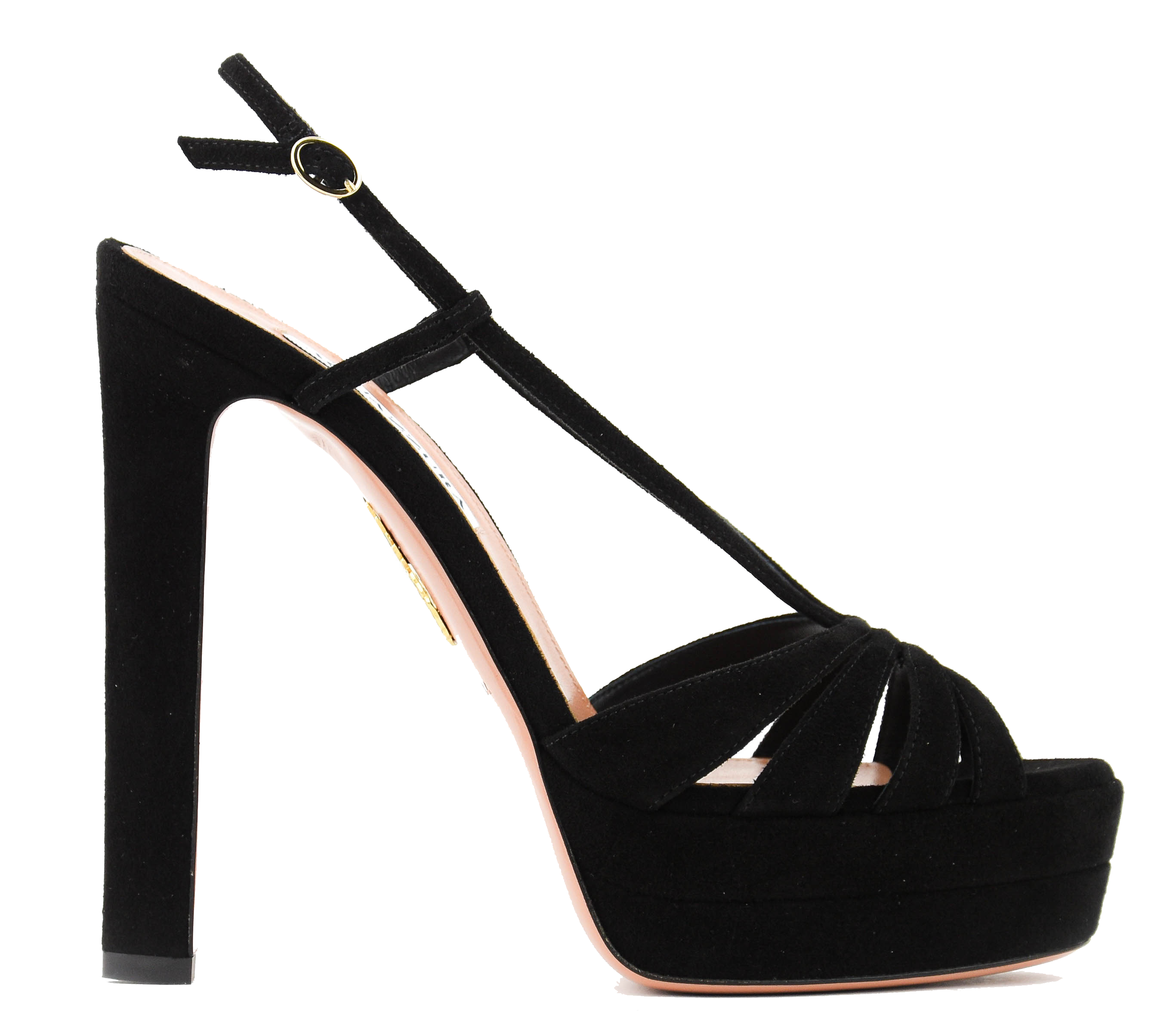 AQUAZZURA AIMEE SANDAL PLATFORM 130 BLACK
