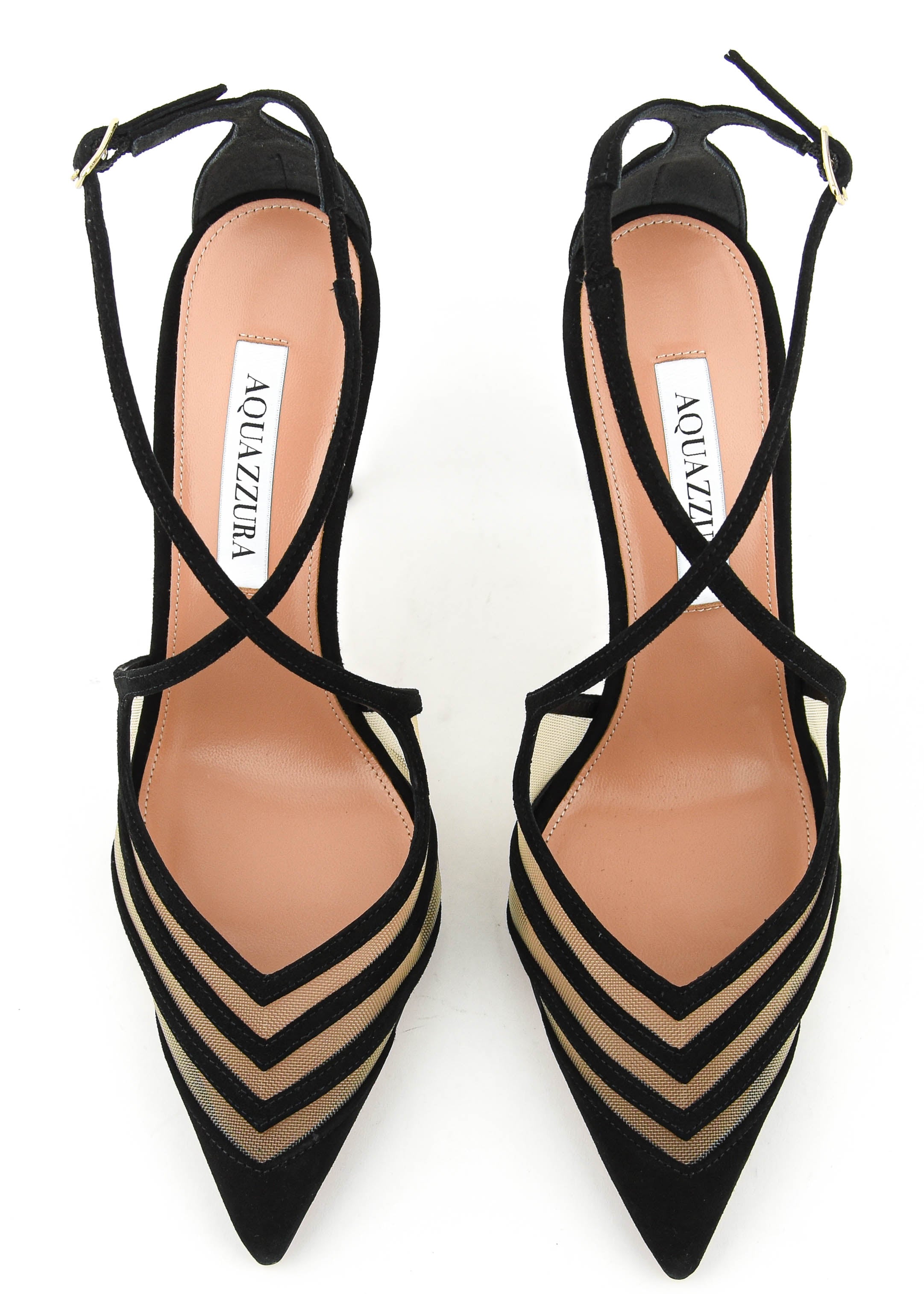 AQUAZZURA ALANA PUMP 105 BLACK