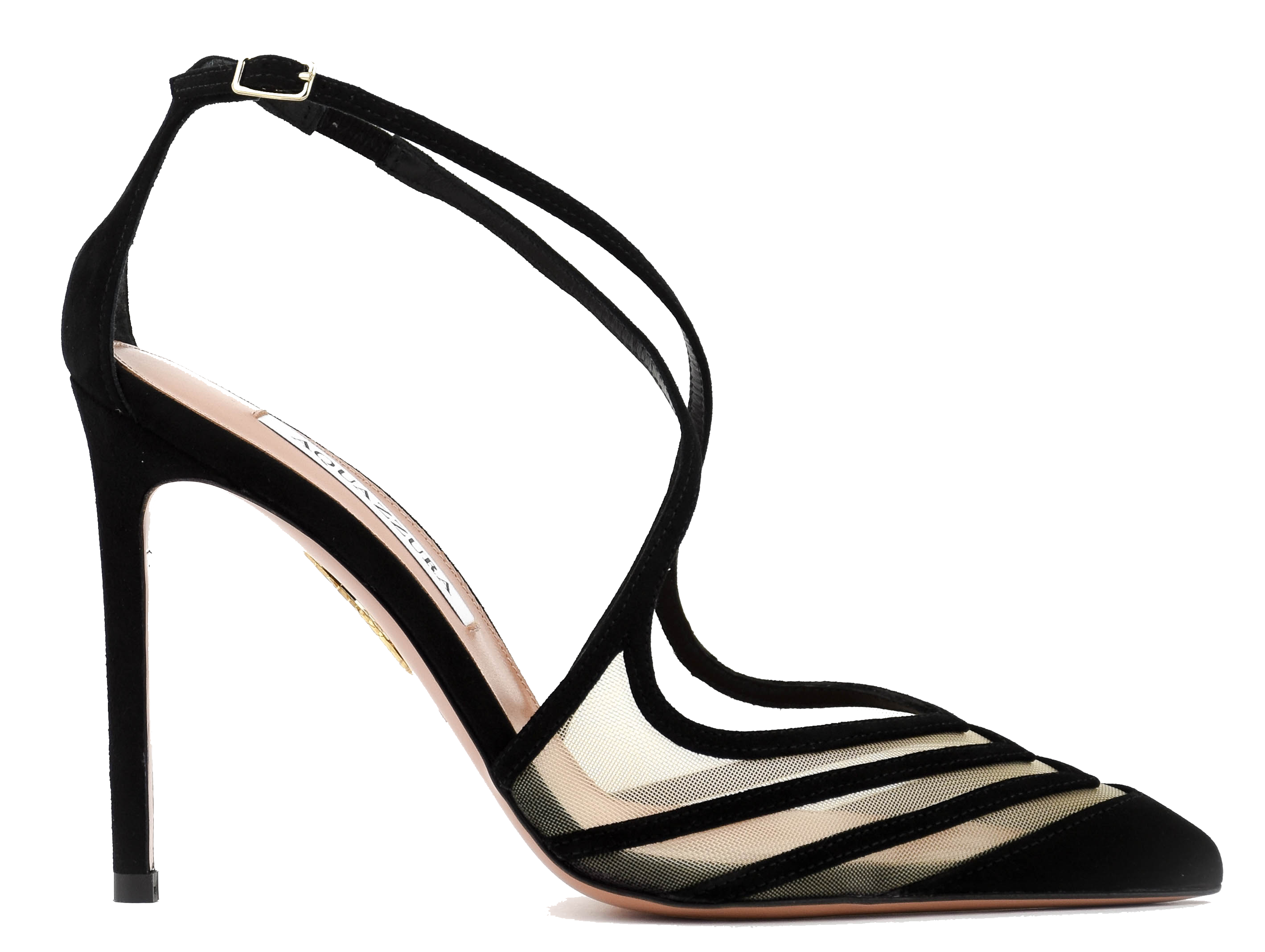 AQUAZZURA ALANA PUMP 105 BLACK