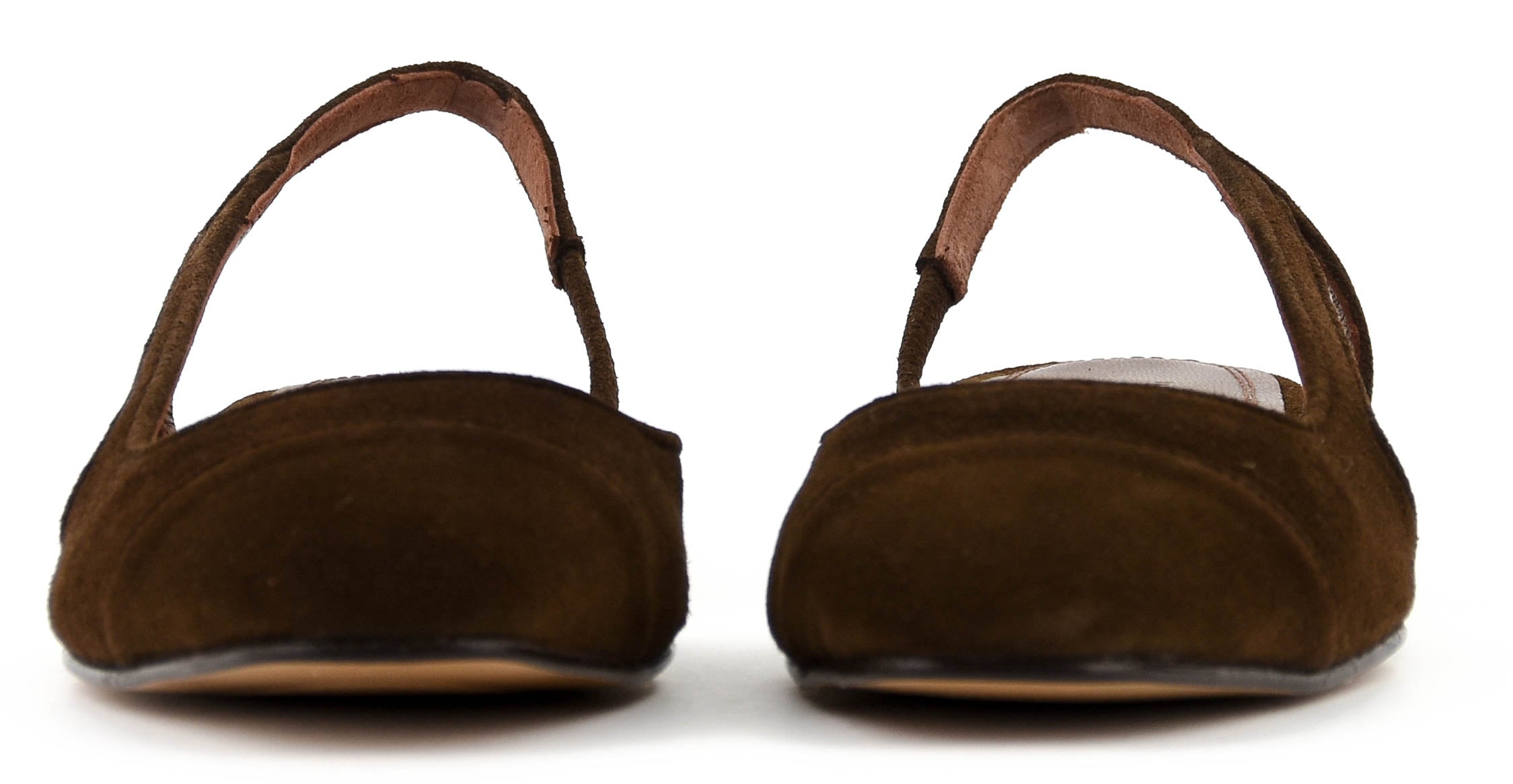 TORAL MANHATTAN SLINGBACK BROWN SUEDE