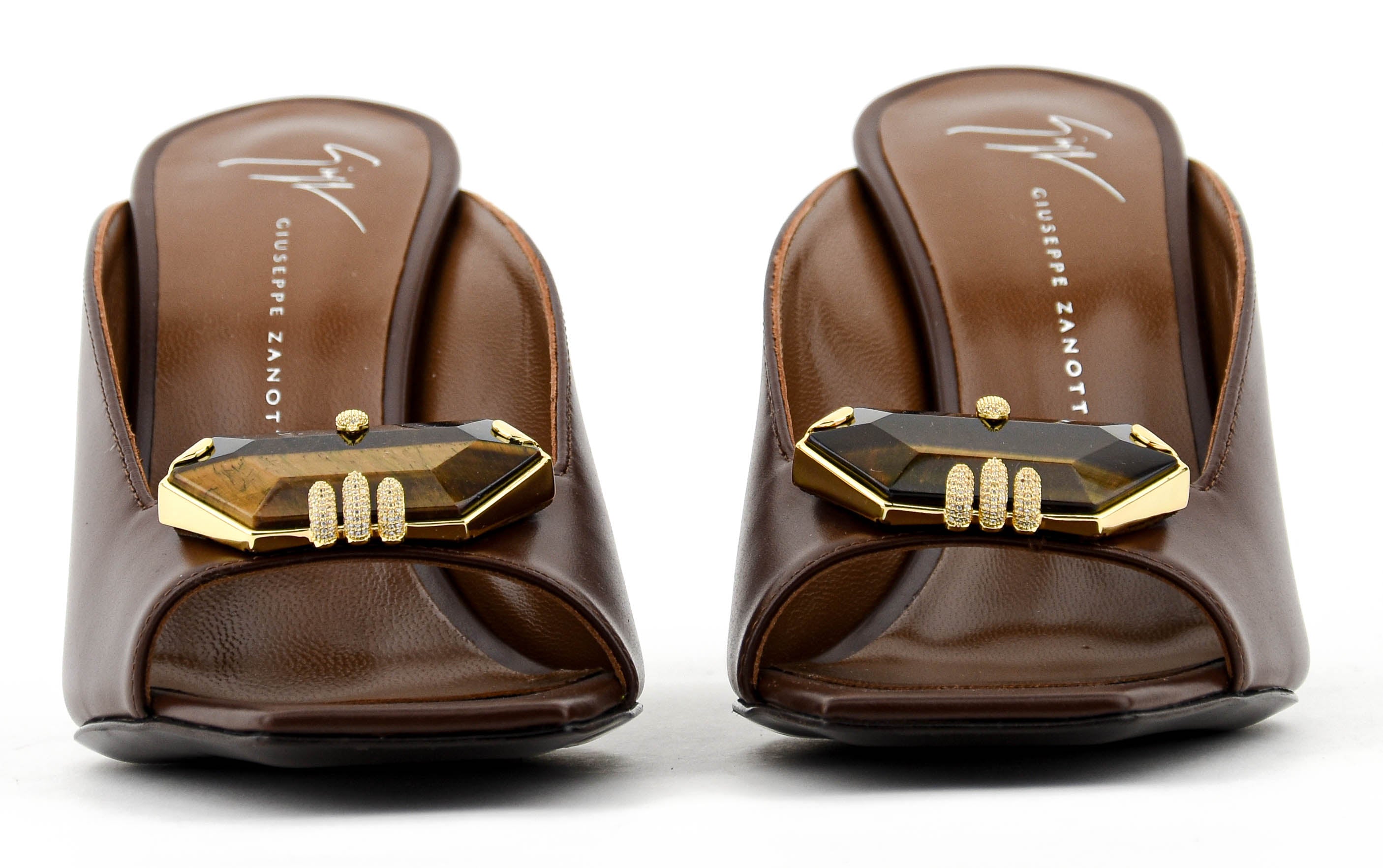 GIUSEPPE ZANOTTI MYA STONE MULE TAN