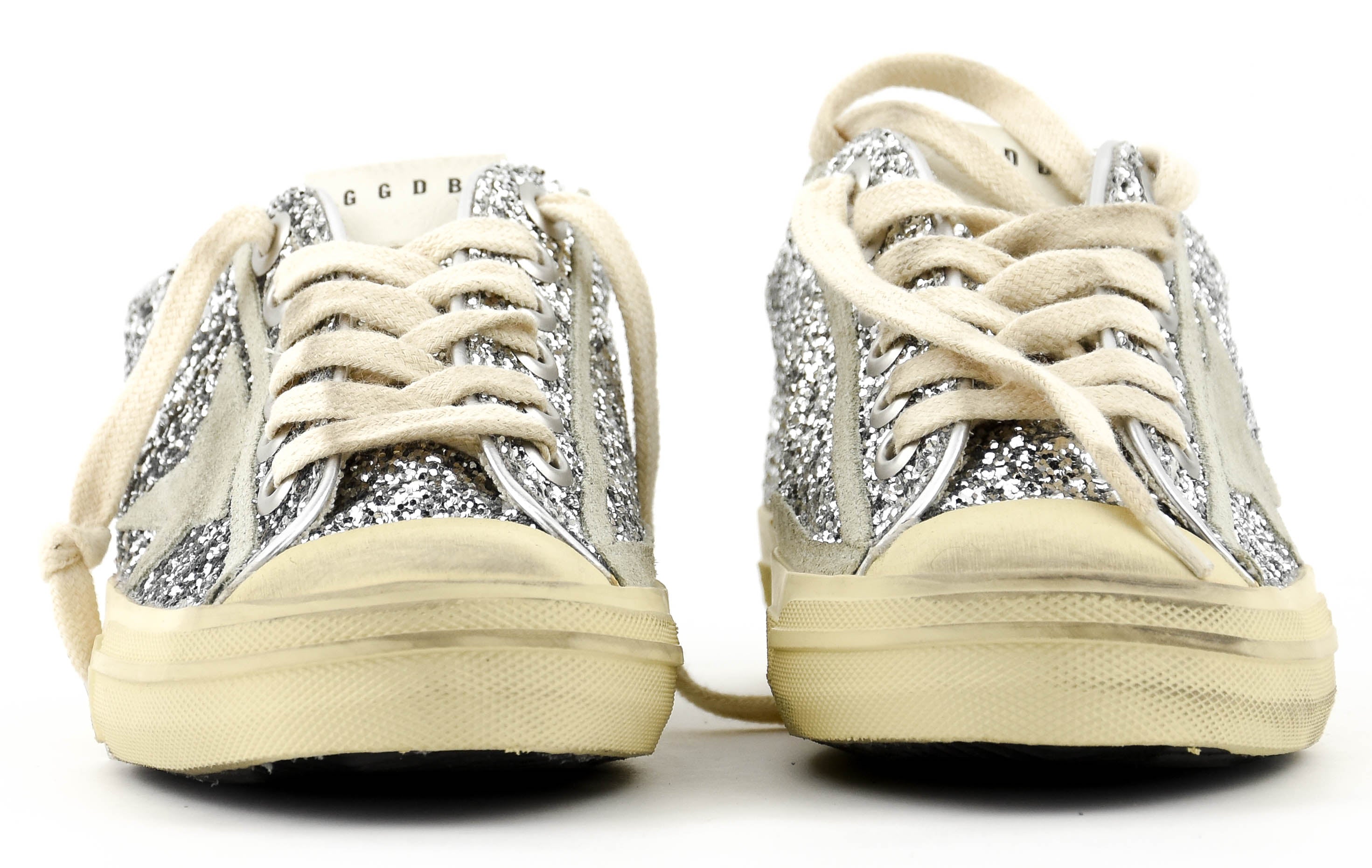GOLDEN GOOSE V STAR 2 SILVER ICE SNEAKER