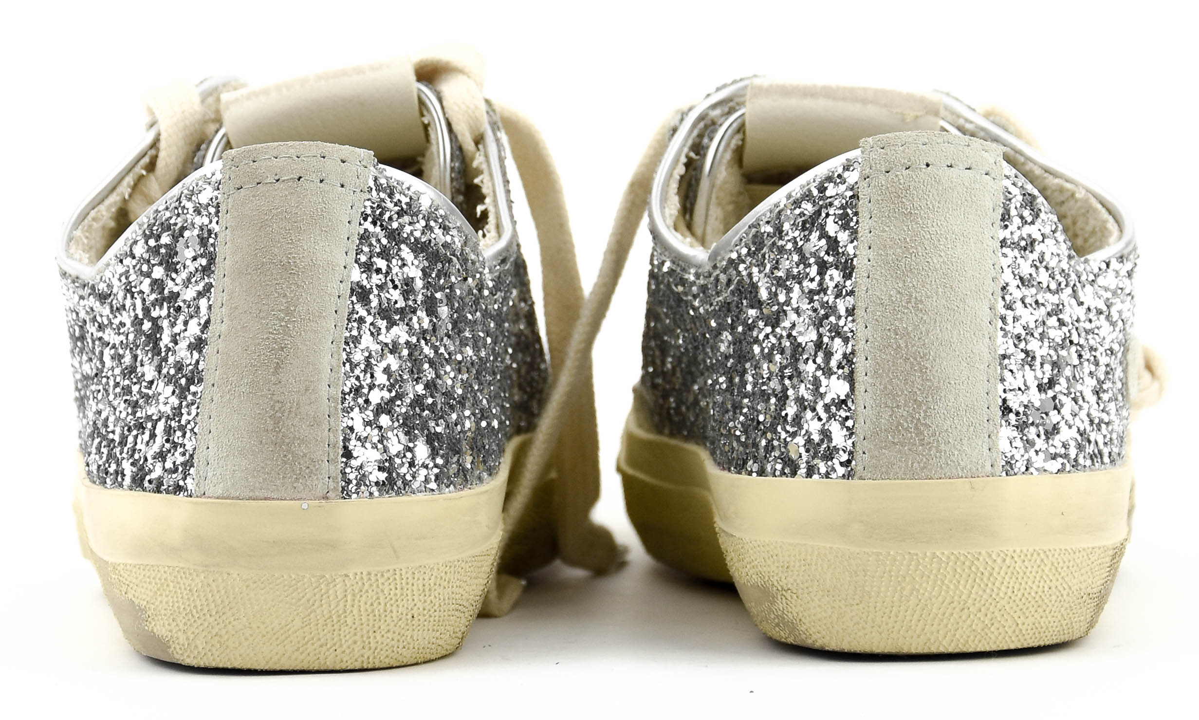 GOLDEN GOOSE V STAR 2 SILVER ICE SNEAKER