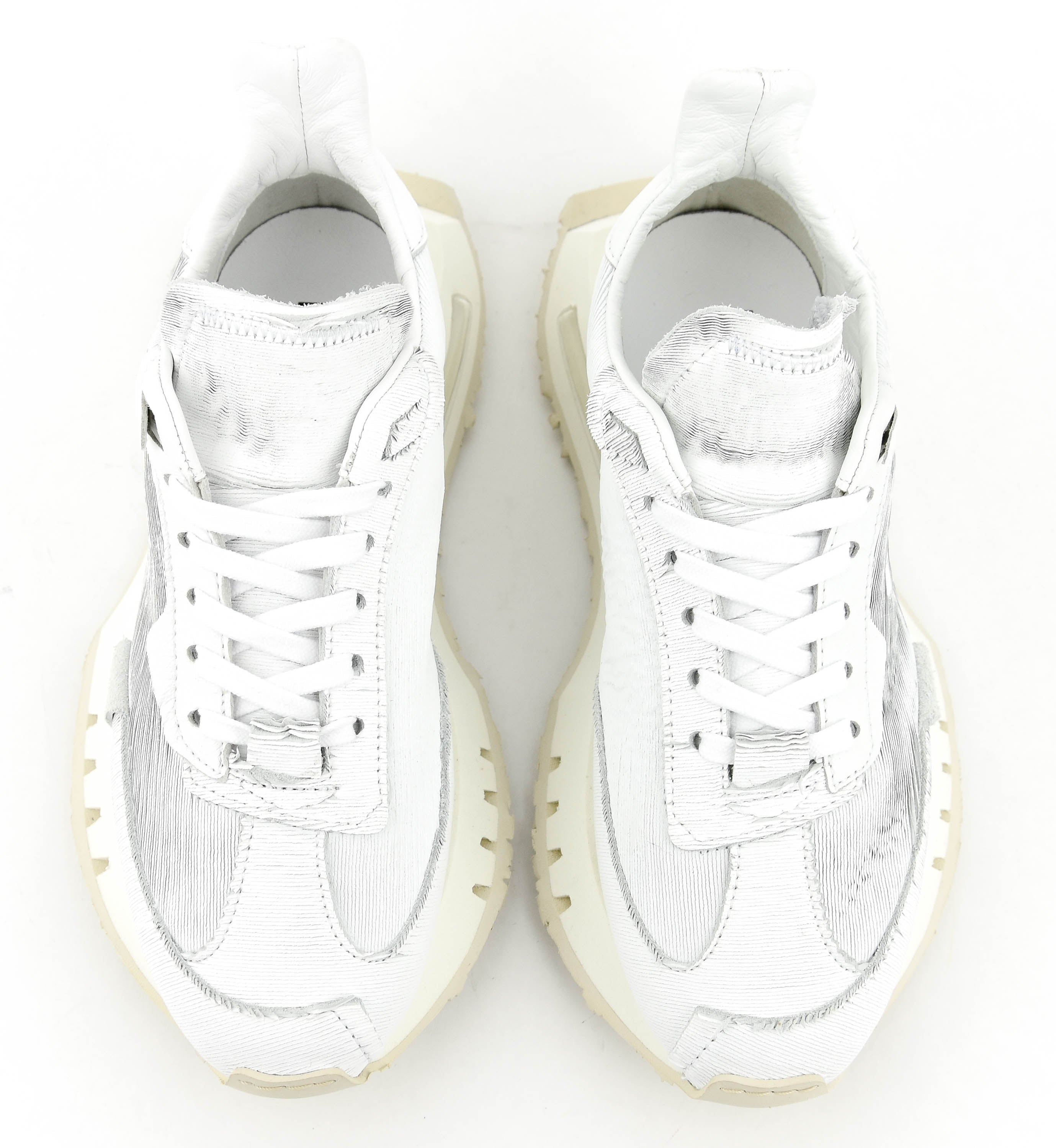BE+ RACE SNEAKER LASERCUT WHITE
