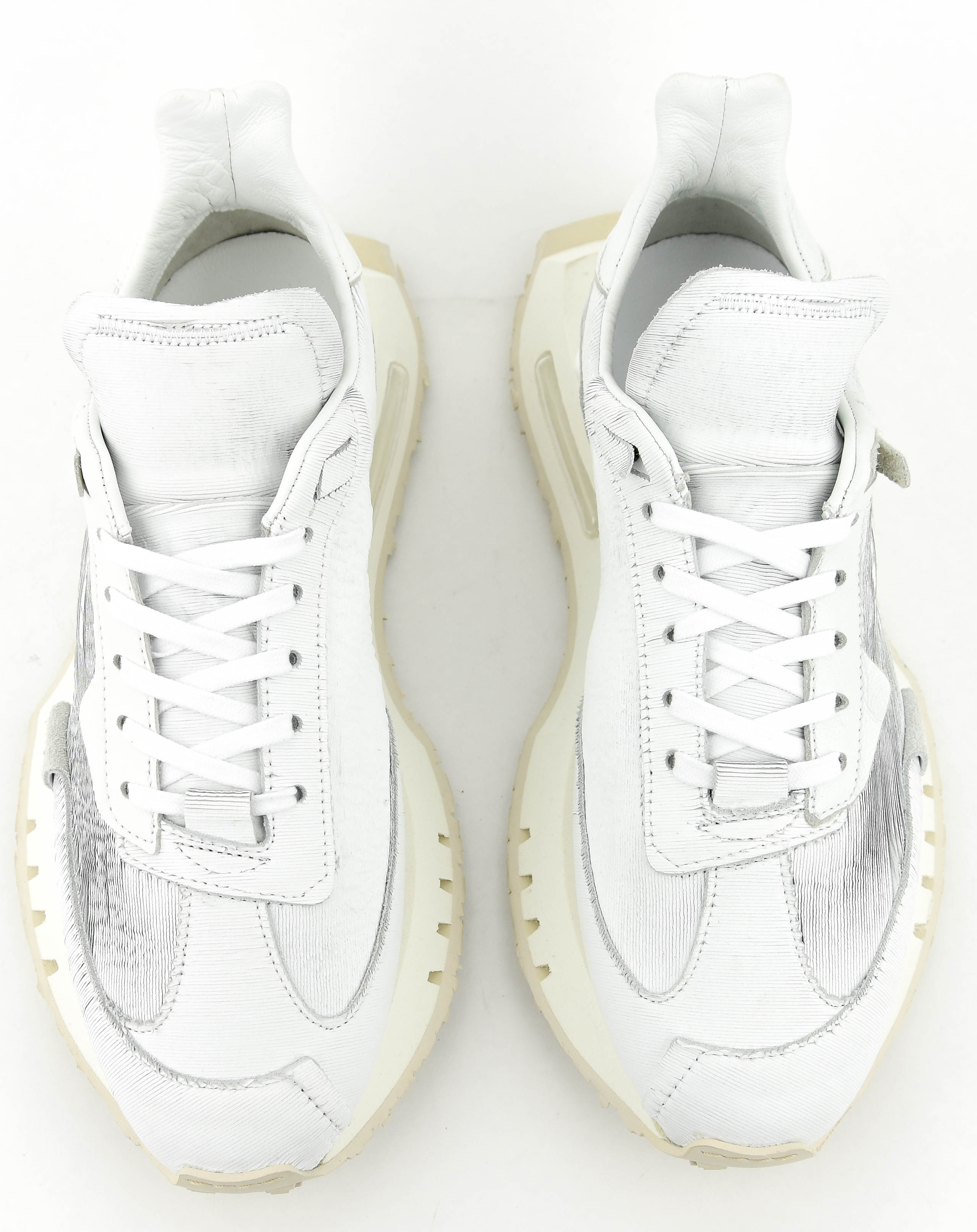 BE+ RACE SNEAKER LASERCUT WHITE MEN
