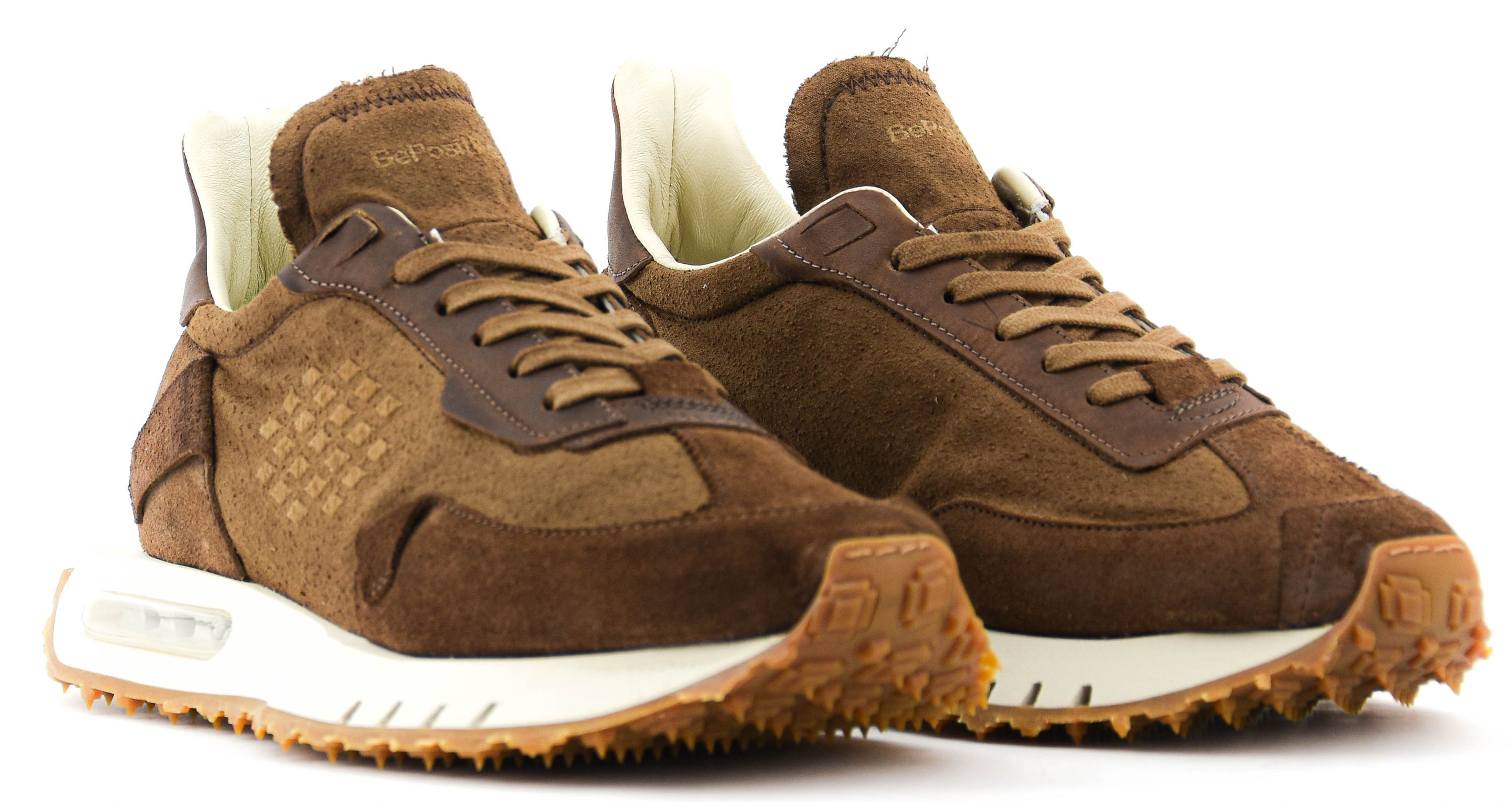 BE+ RACE SNEAKER BROWN