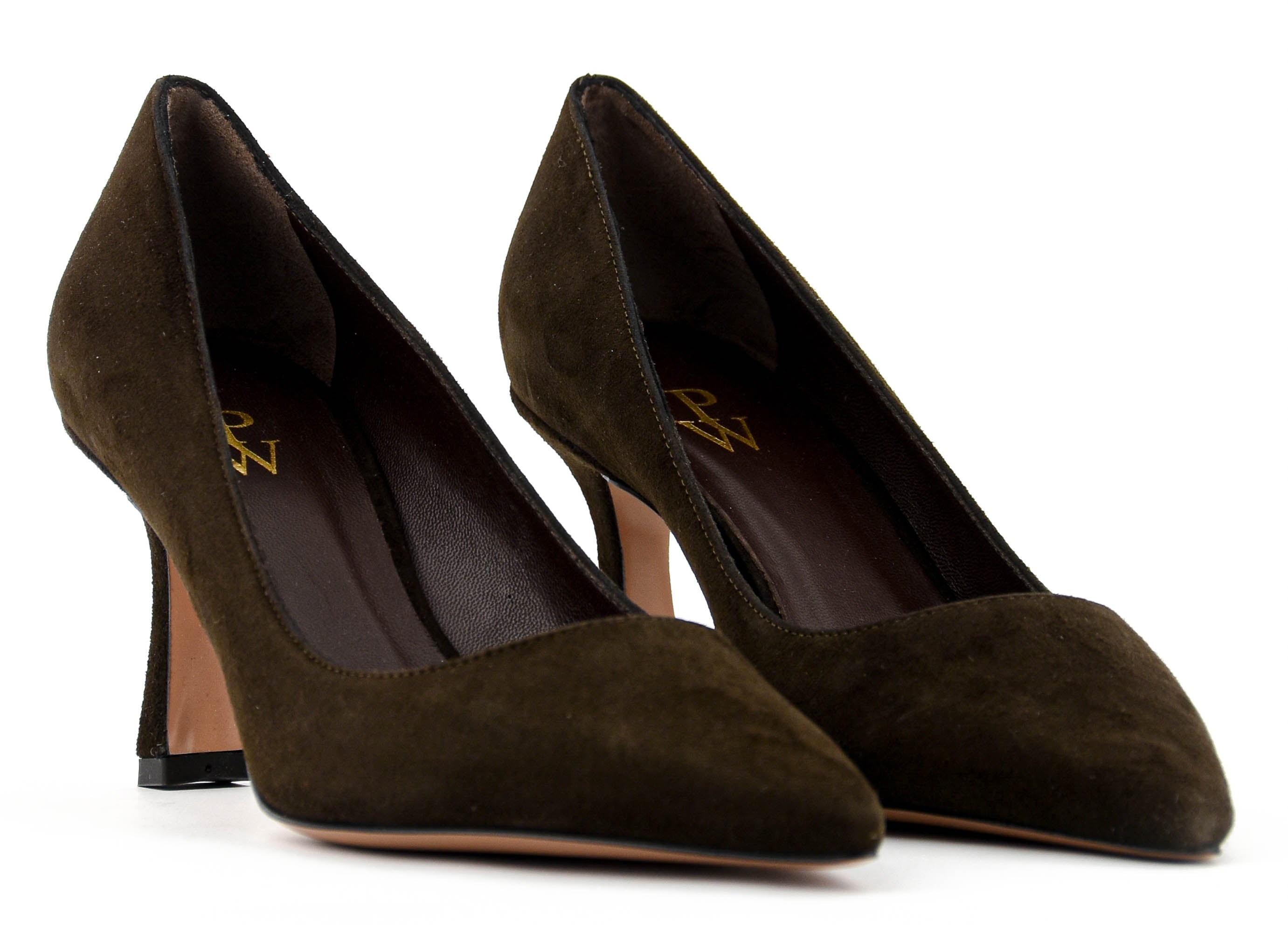 PAUL WARMER KATE PUMP BROWN SUEDE