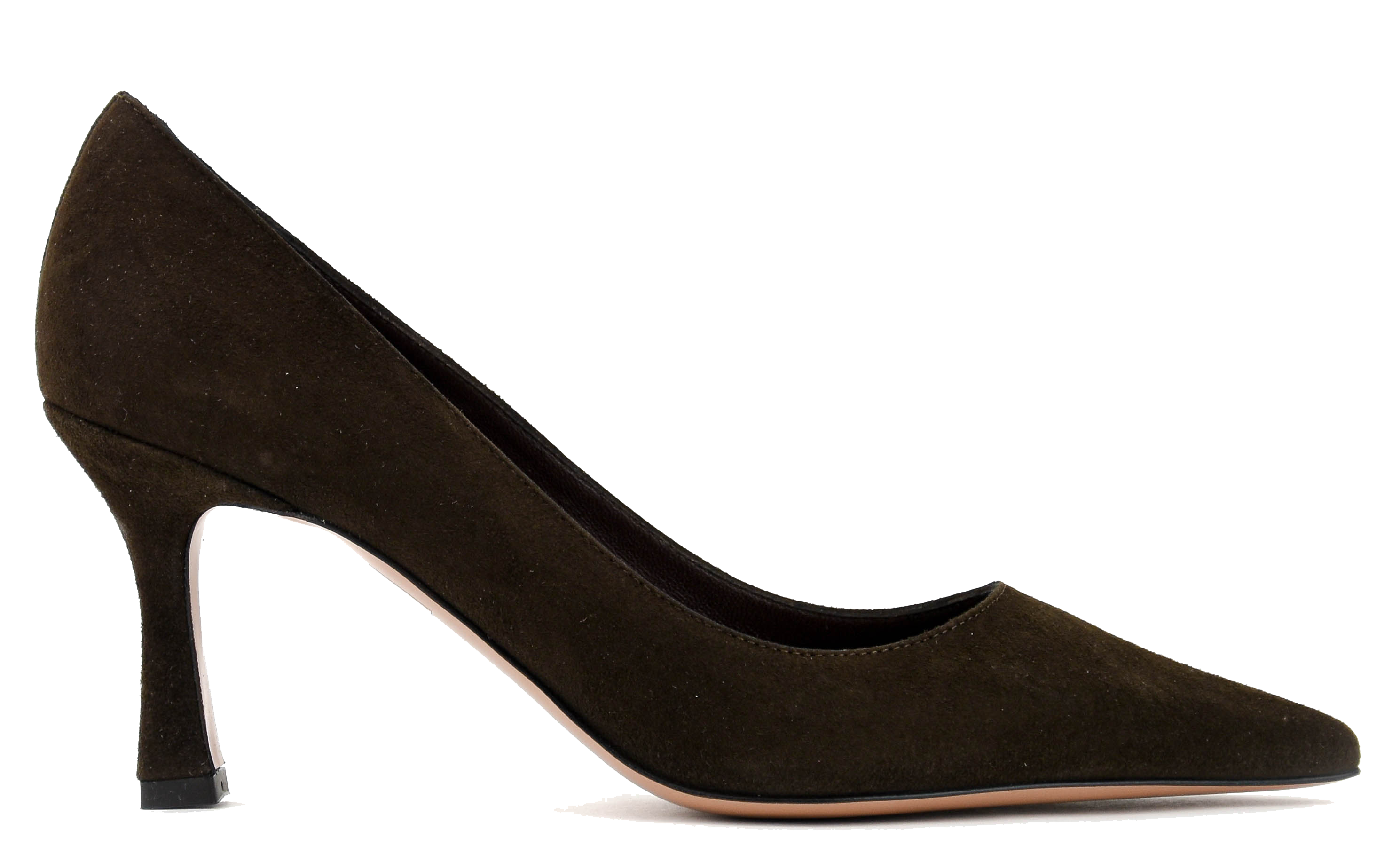 PAUL WARMER KATE PUMP BROWN SUEDE