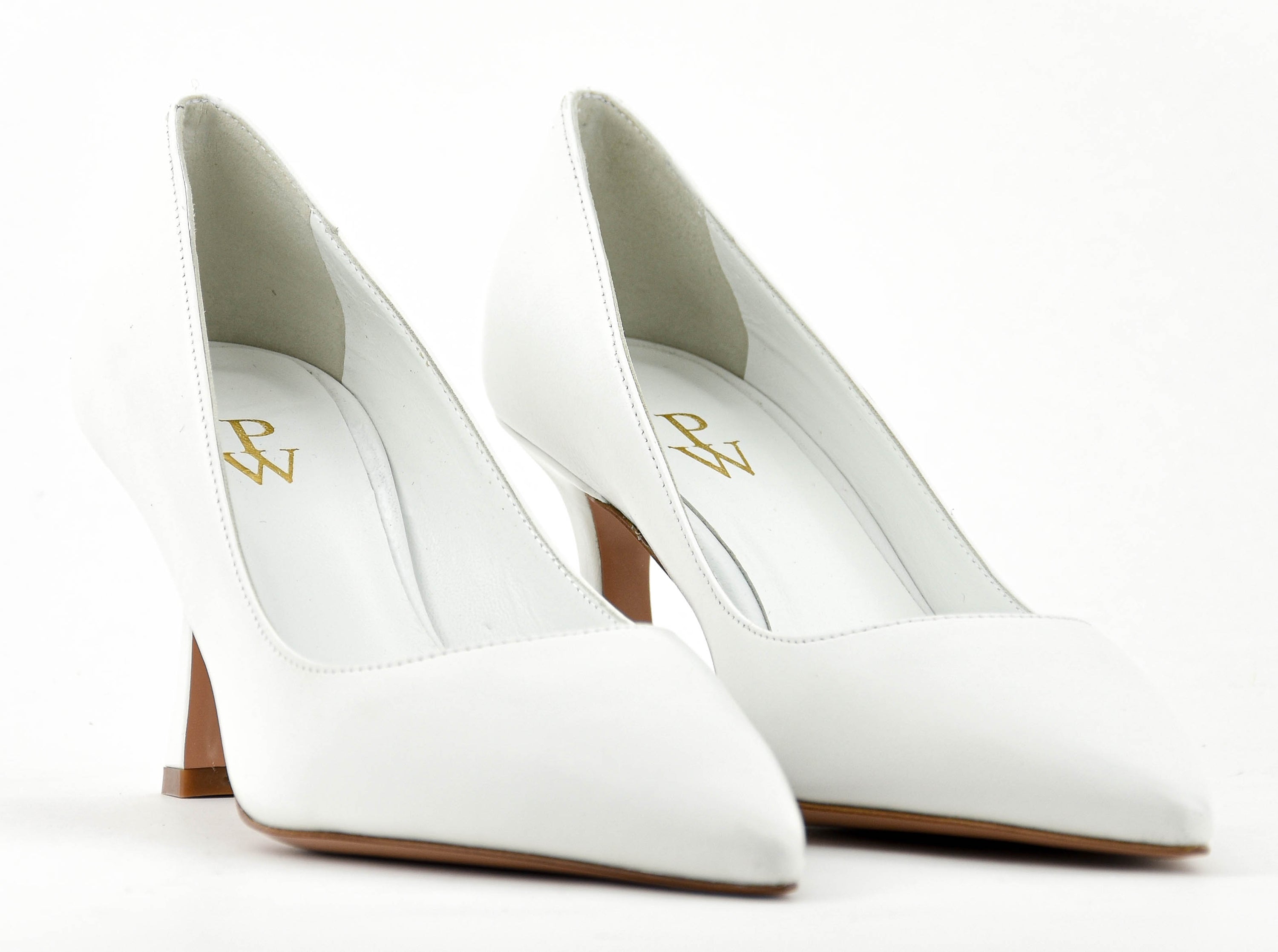 PAUL WARMER KATE PUMP NAPPA WHITE