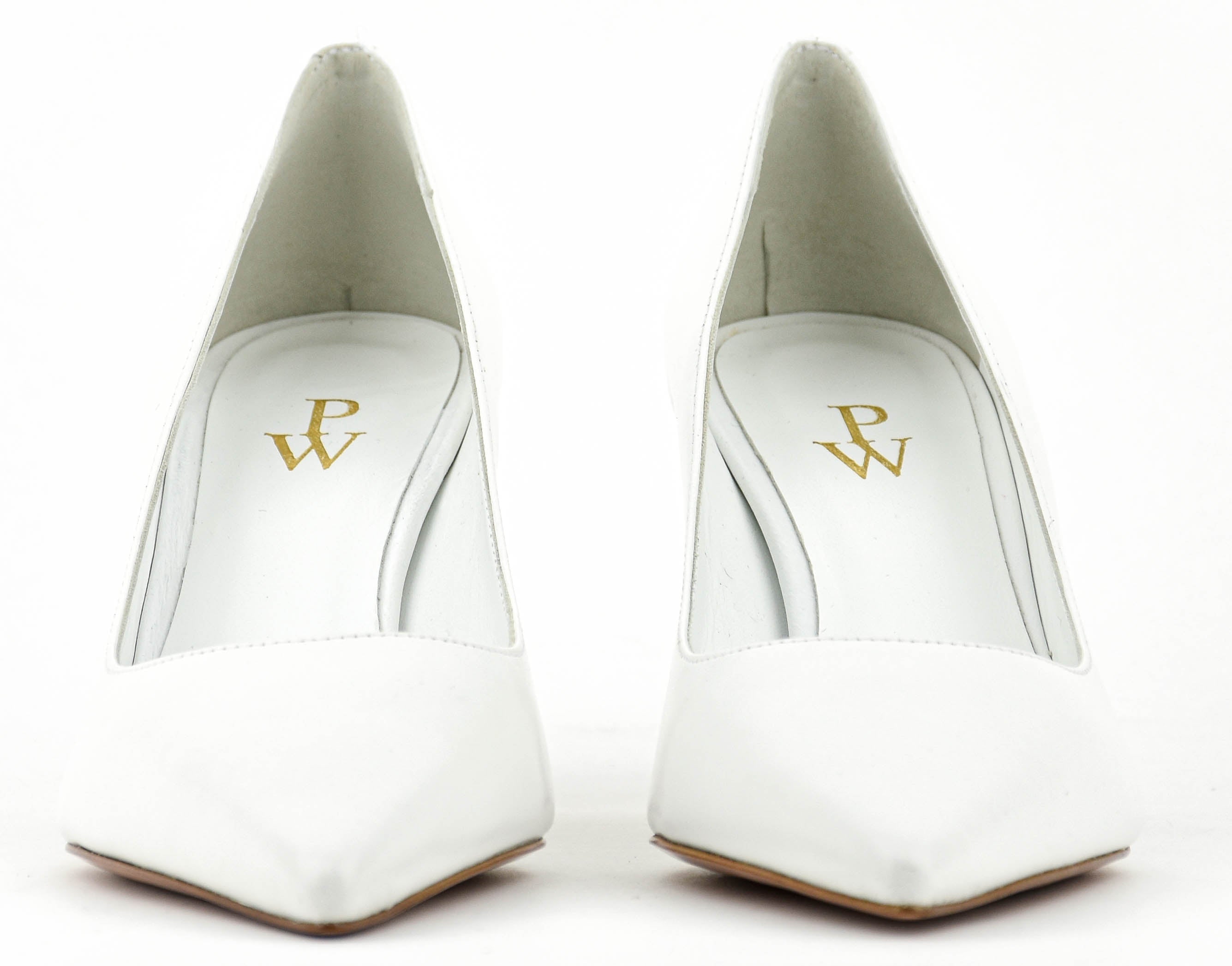 PAUL WARMER KATE PUMP NAPPA WHITE