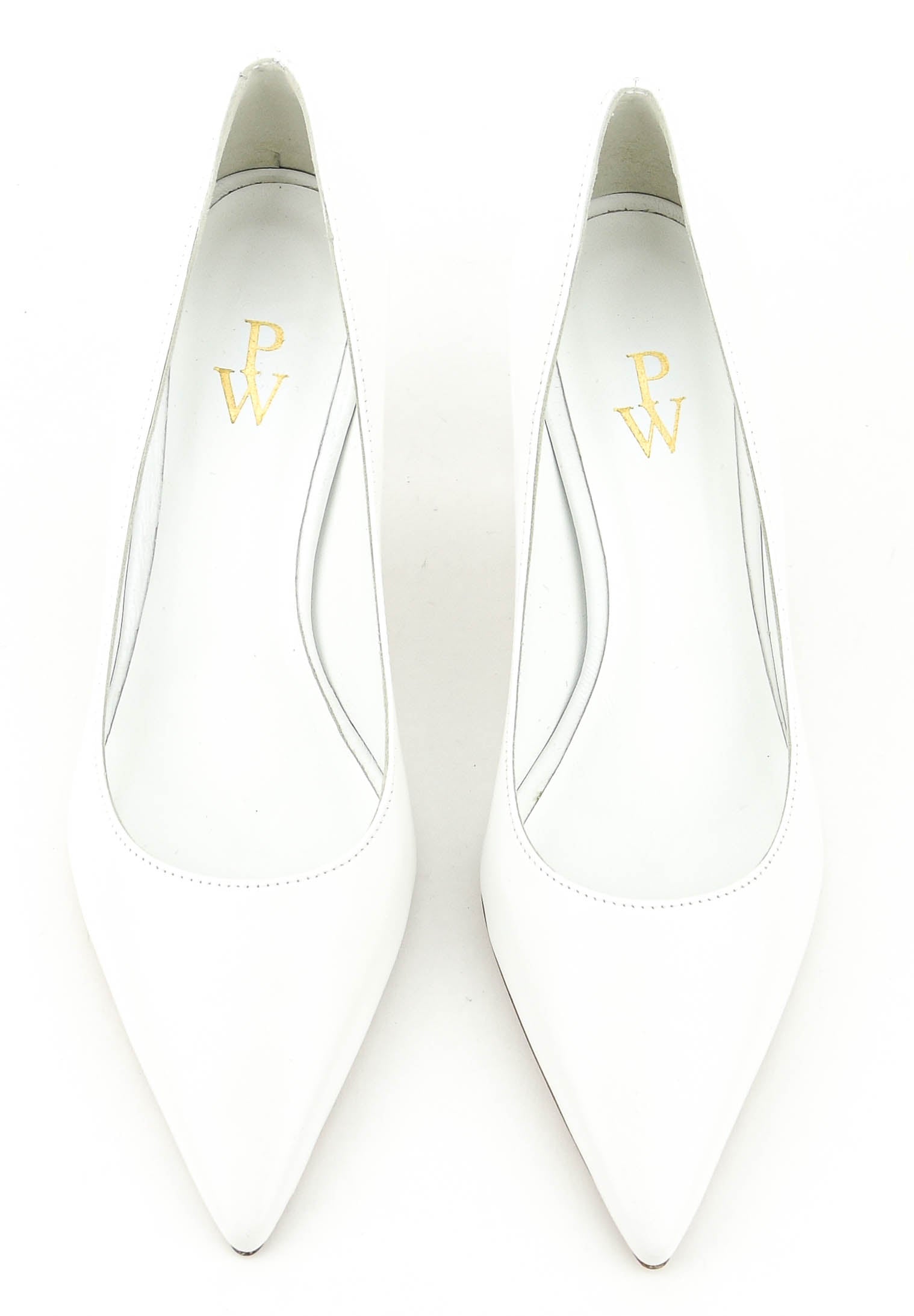 PAUL WARMER KATE PUMP NAPPA WHITE